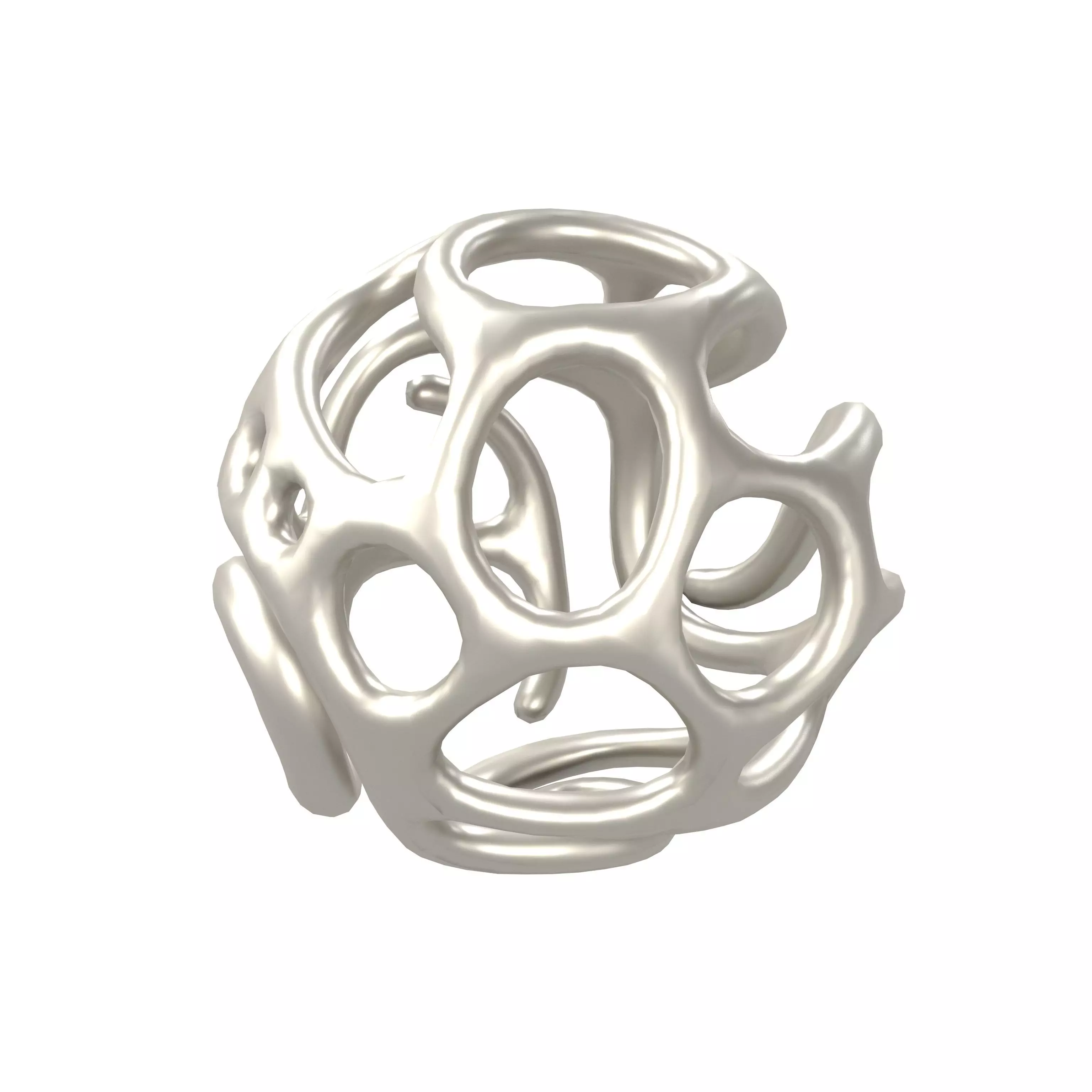 Abstract Sphere v12 002 Low-poly 3D model_0