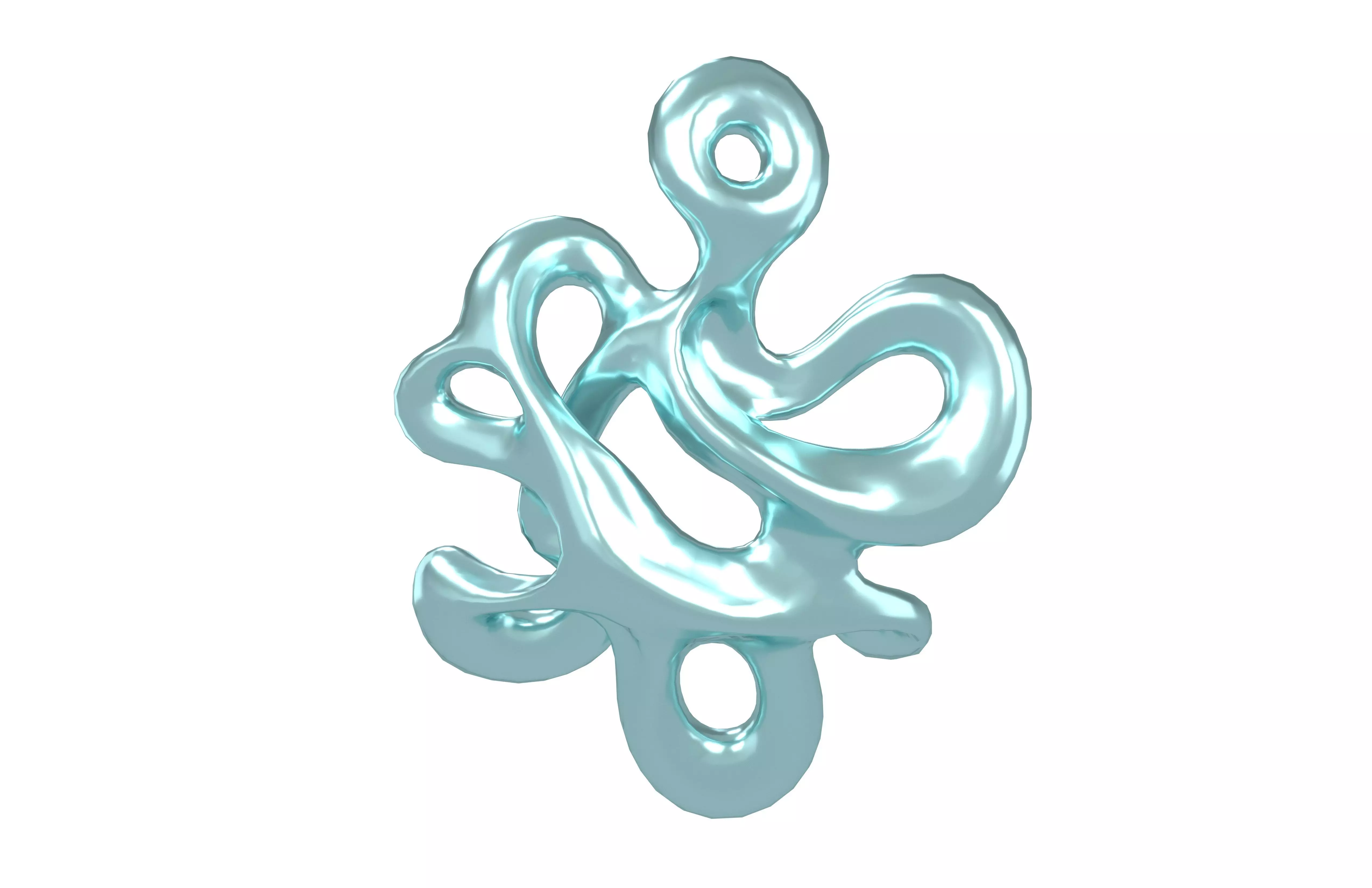 Abstract Shape v26 003 Low-poly 3D model_1