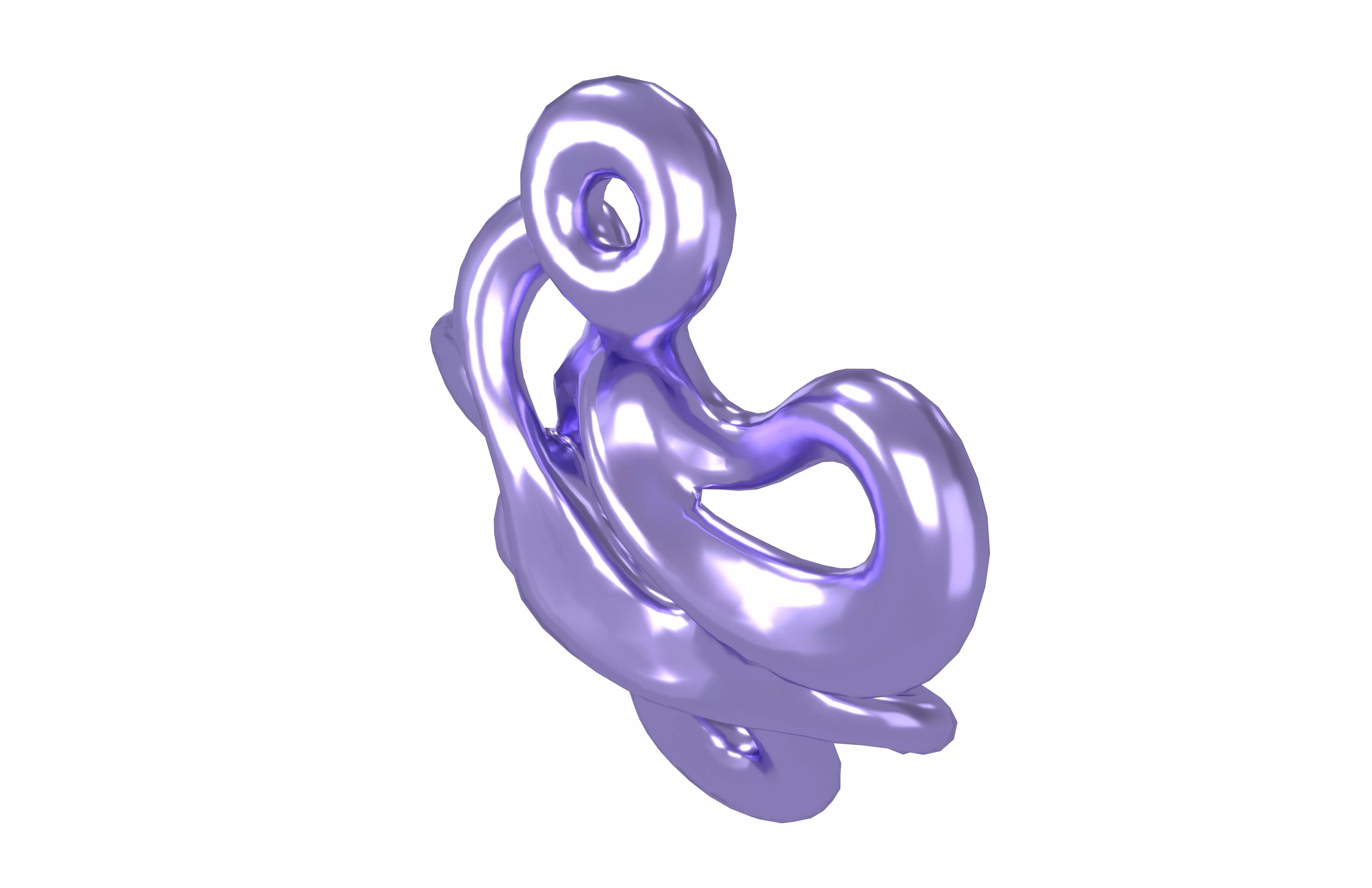 Abstract Shape v26 004 Low-poly 3D model_2