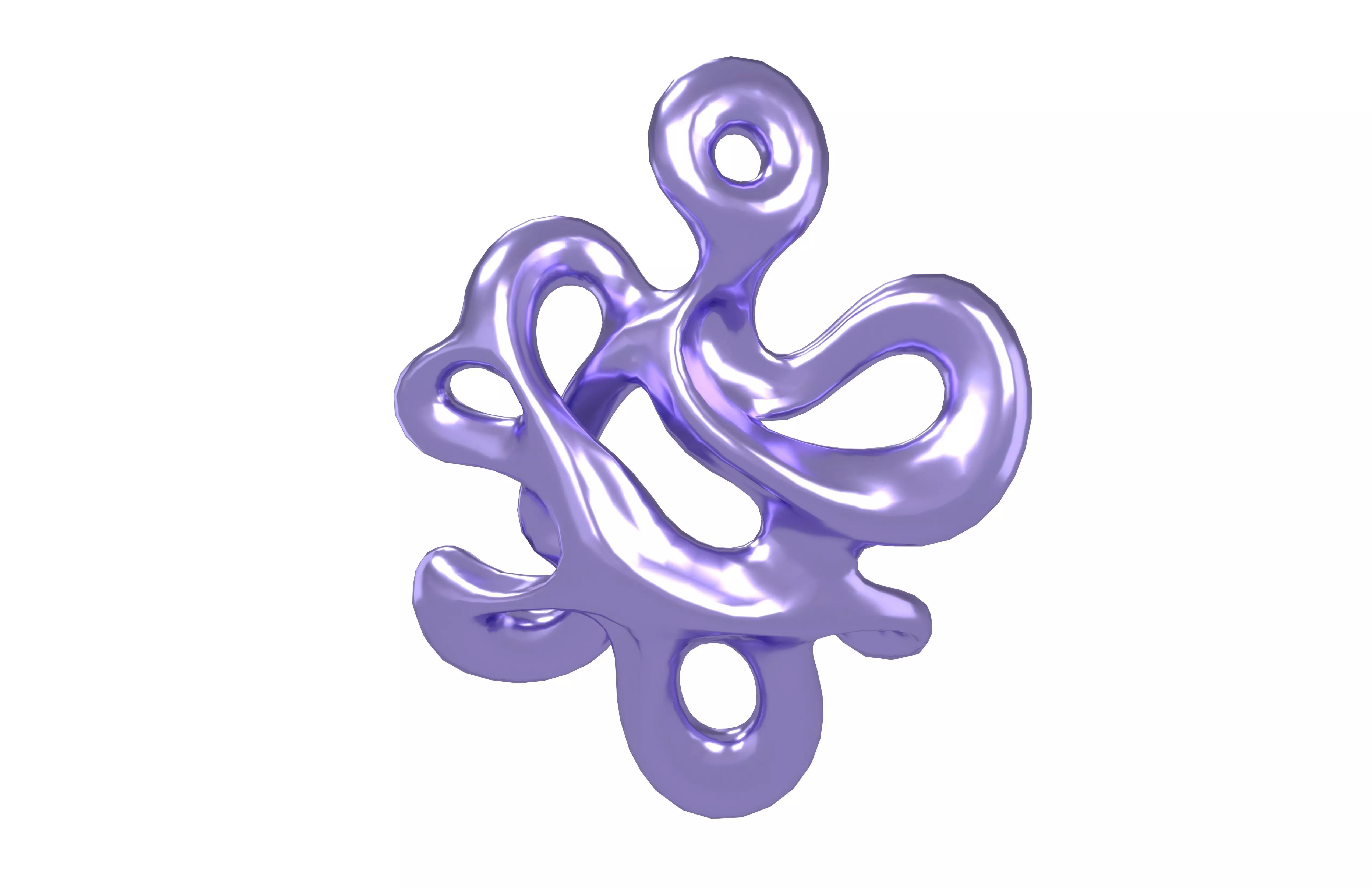 Abstract Shape v26 004 Low-poly 3D model_1