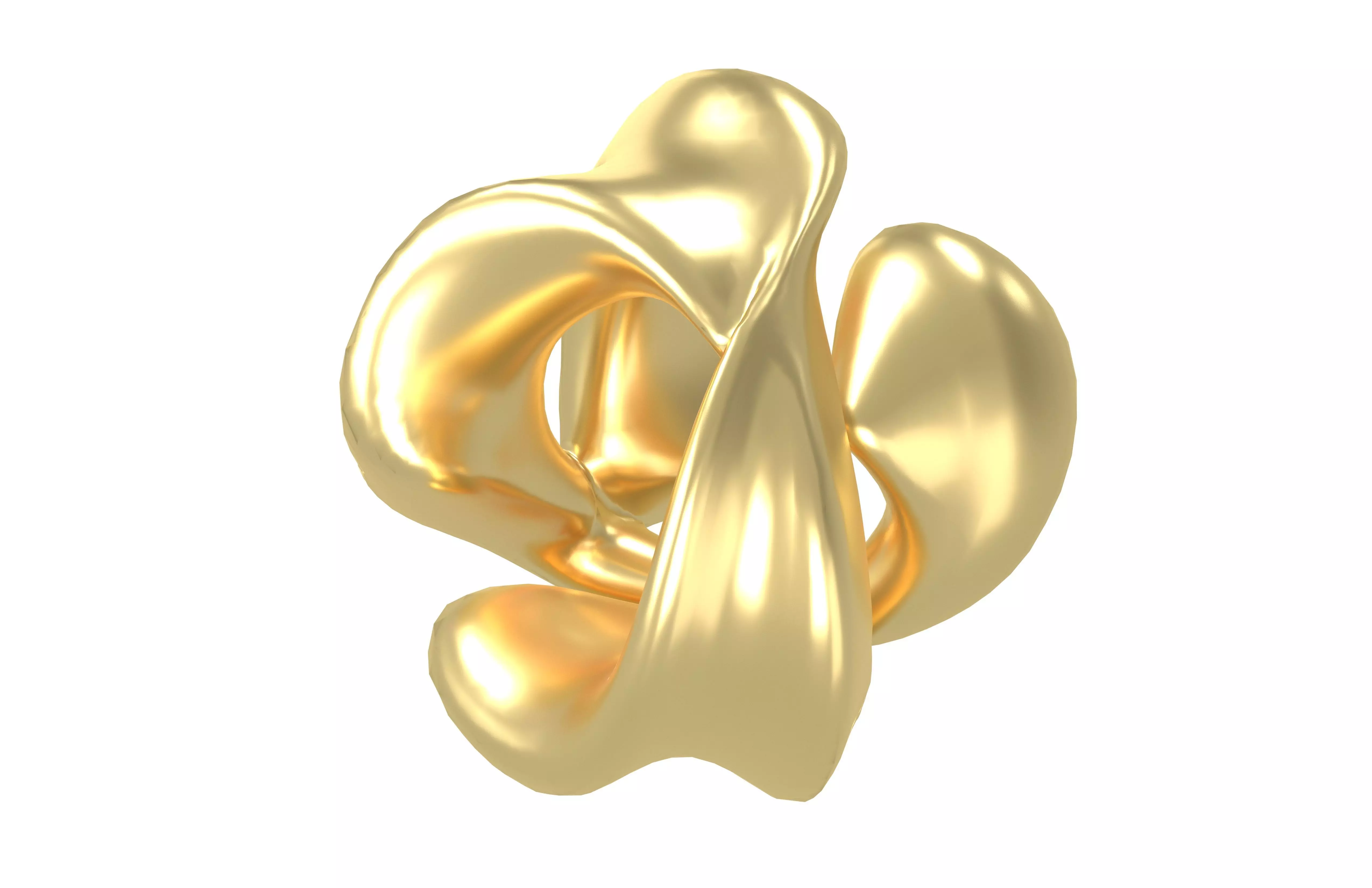 Abstract Shape v29 001 Low-poly 3D model_3