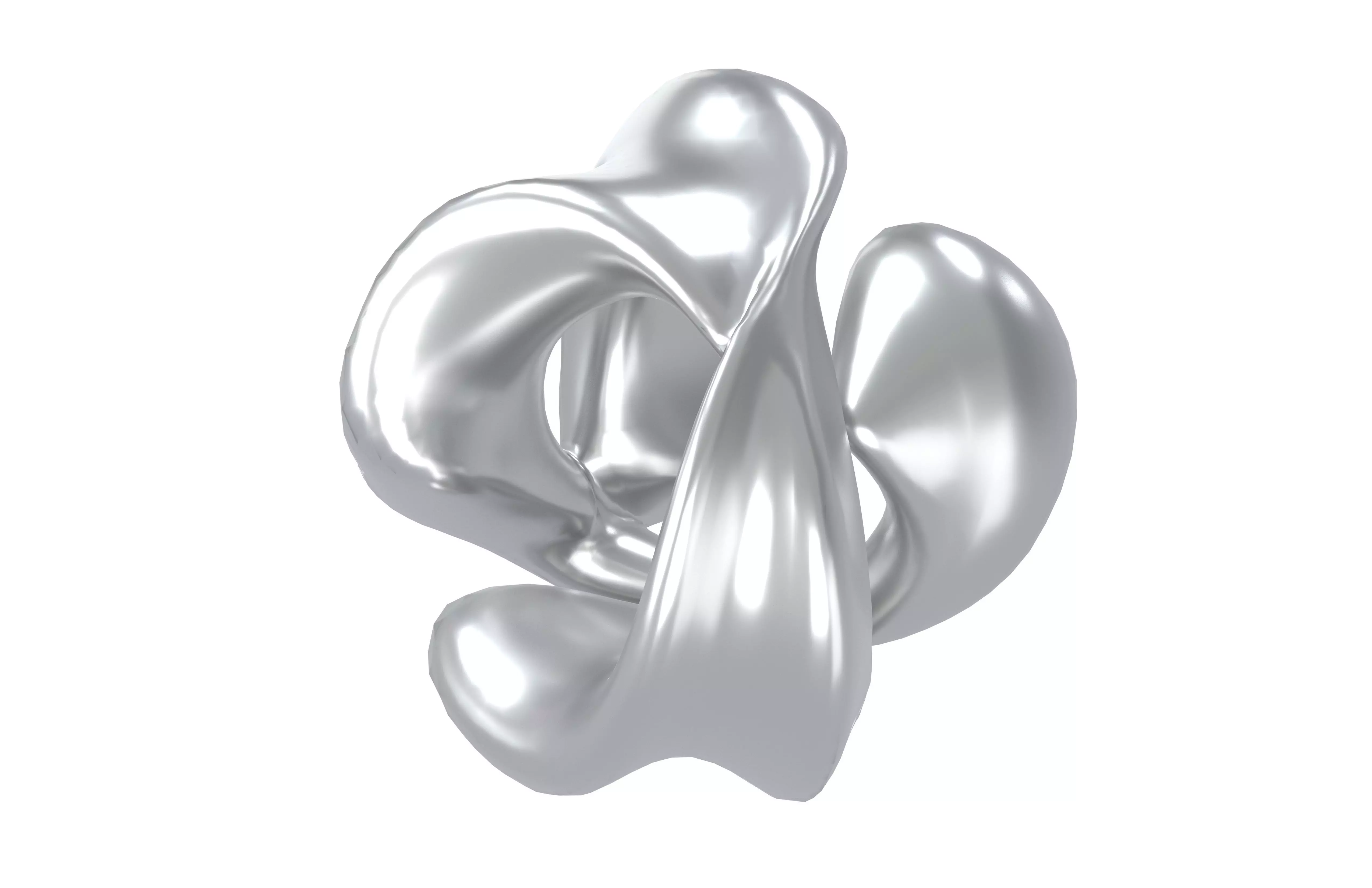 Abstract Shape v29 002 Low-poly 3D model_2