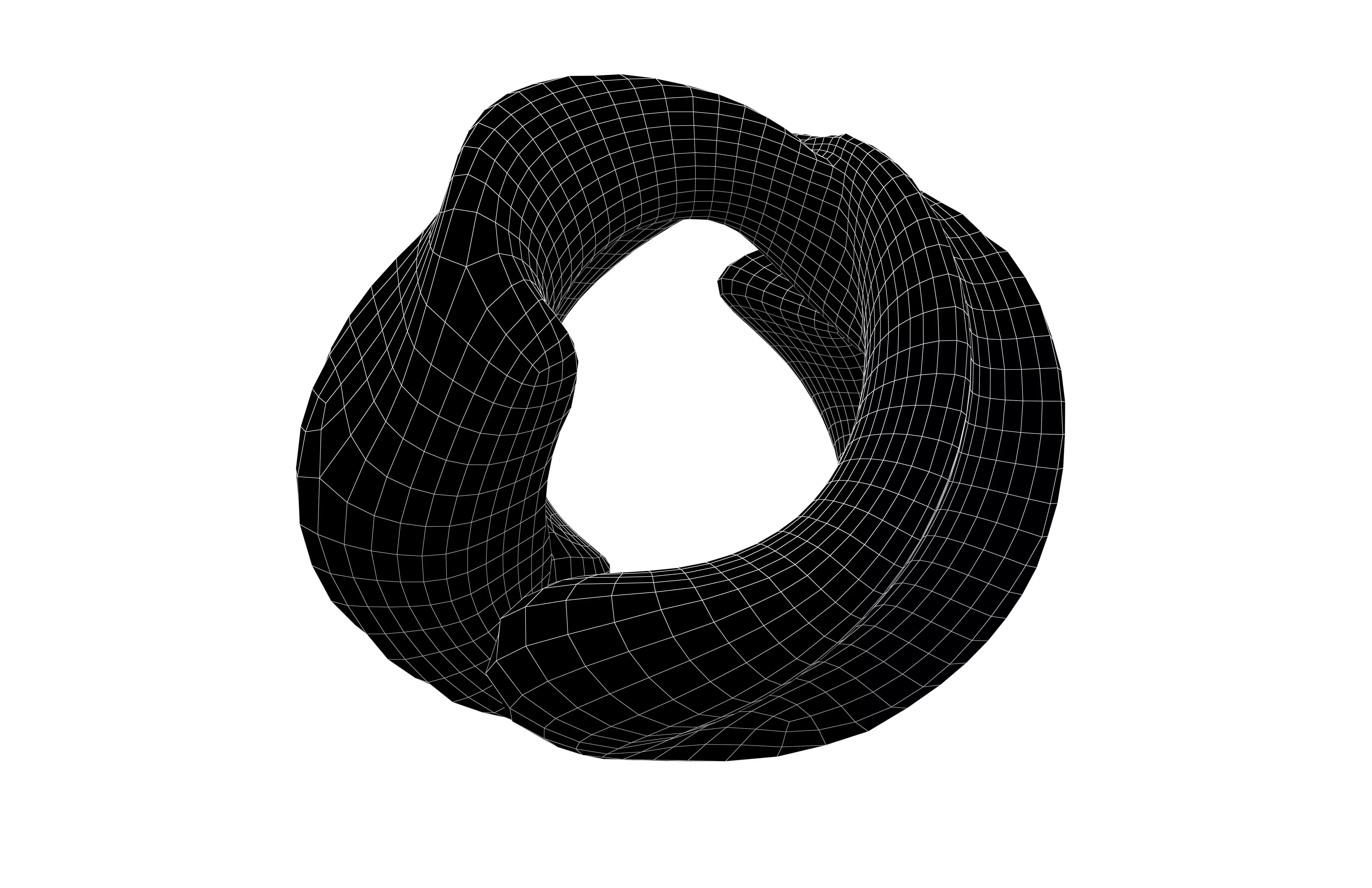 Abstract Shape v29 002 Low-poly 3D model_5