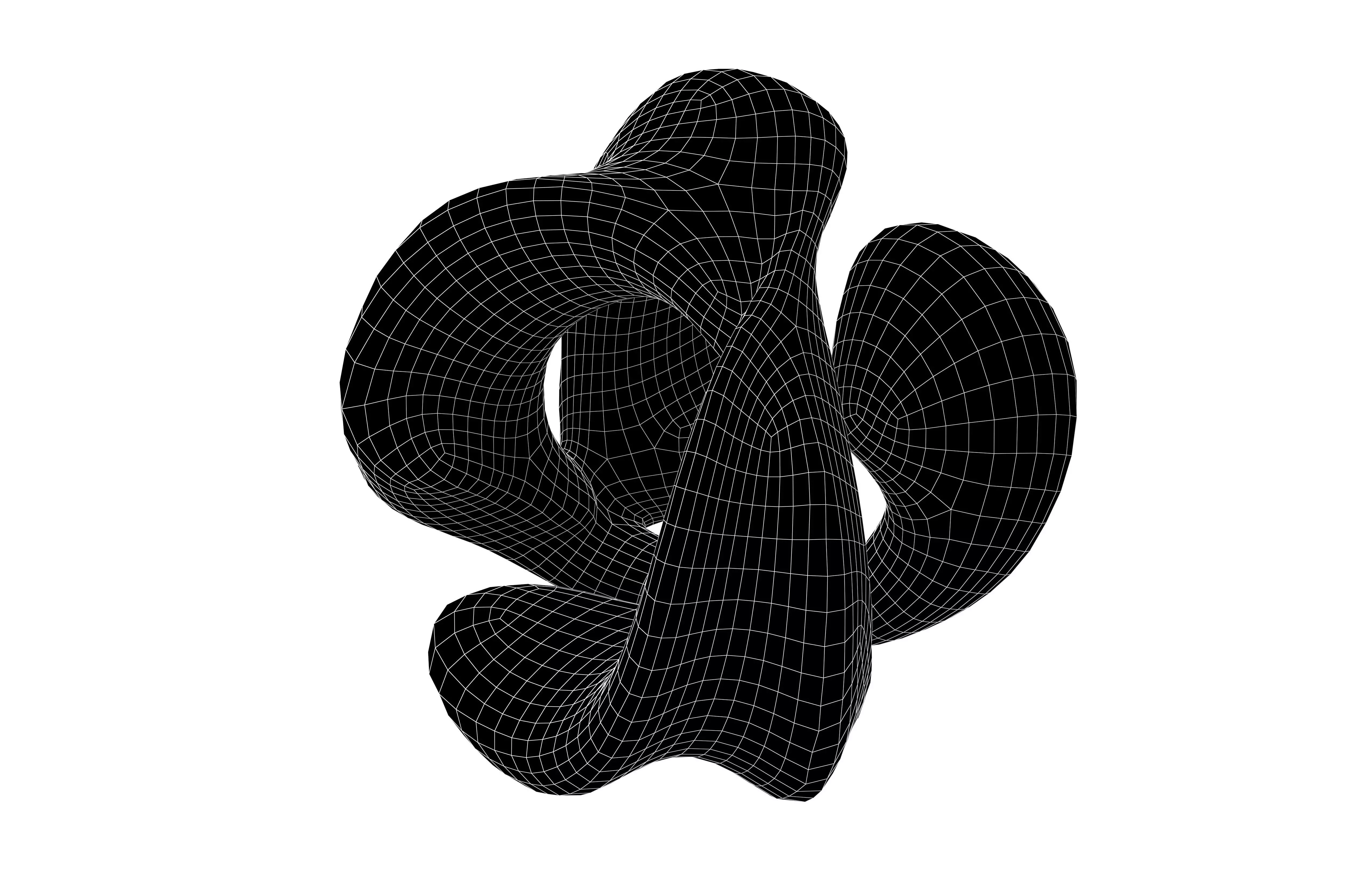 Abstract Shape v29 003 Low-poly 3D model_6