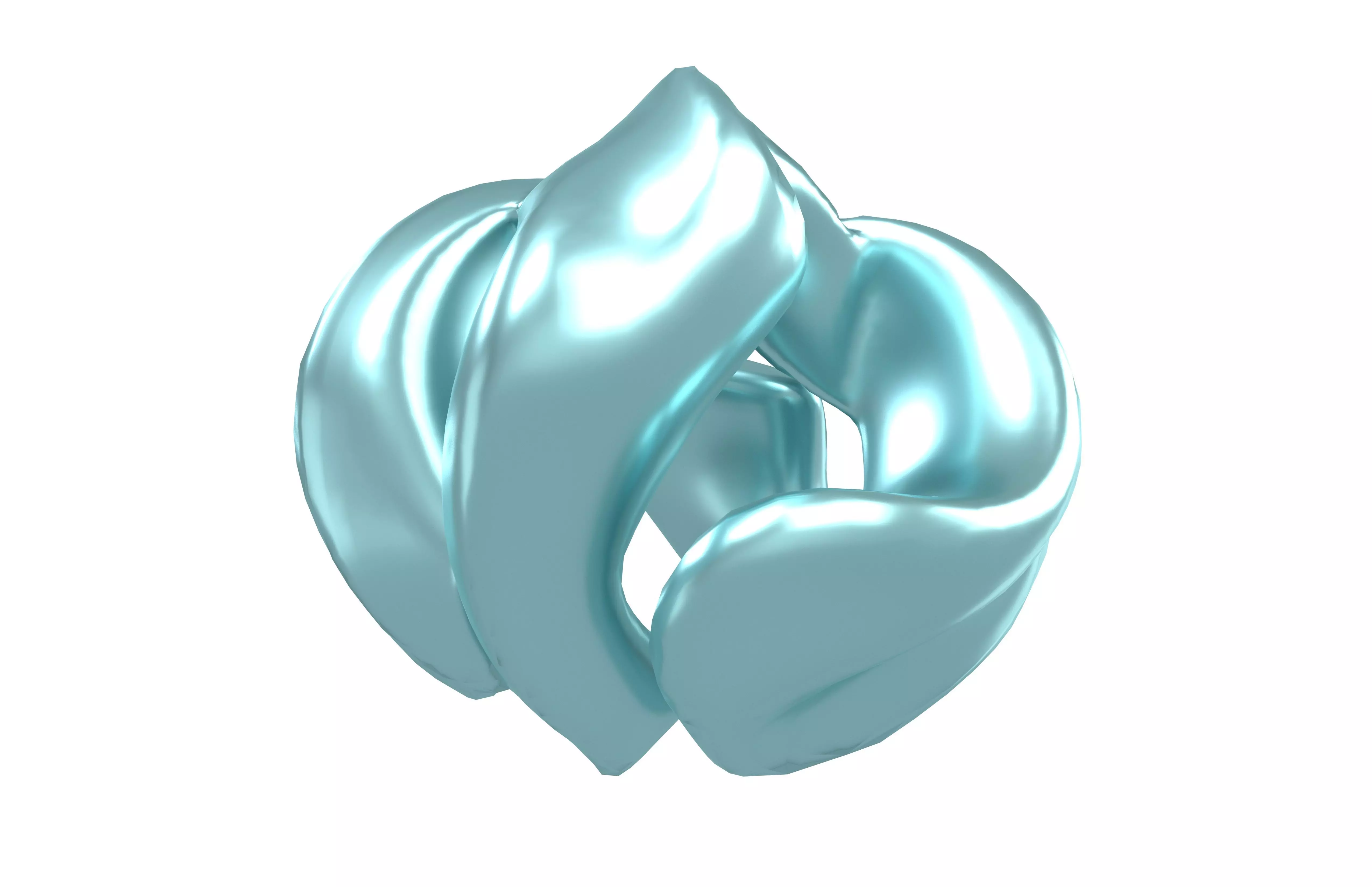 Abstract Shape v29 004 Low-poly 3D model_3