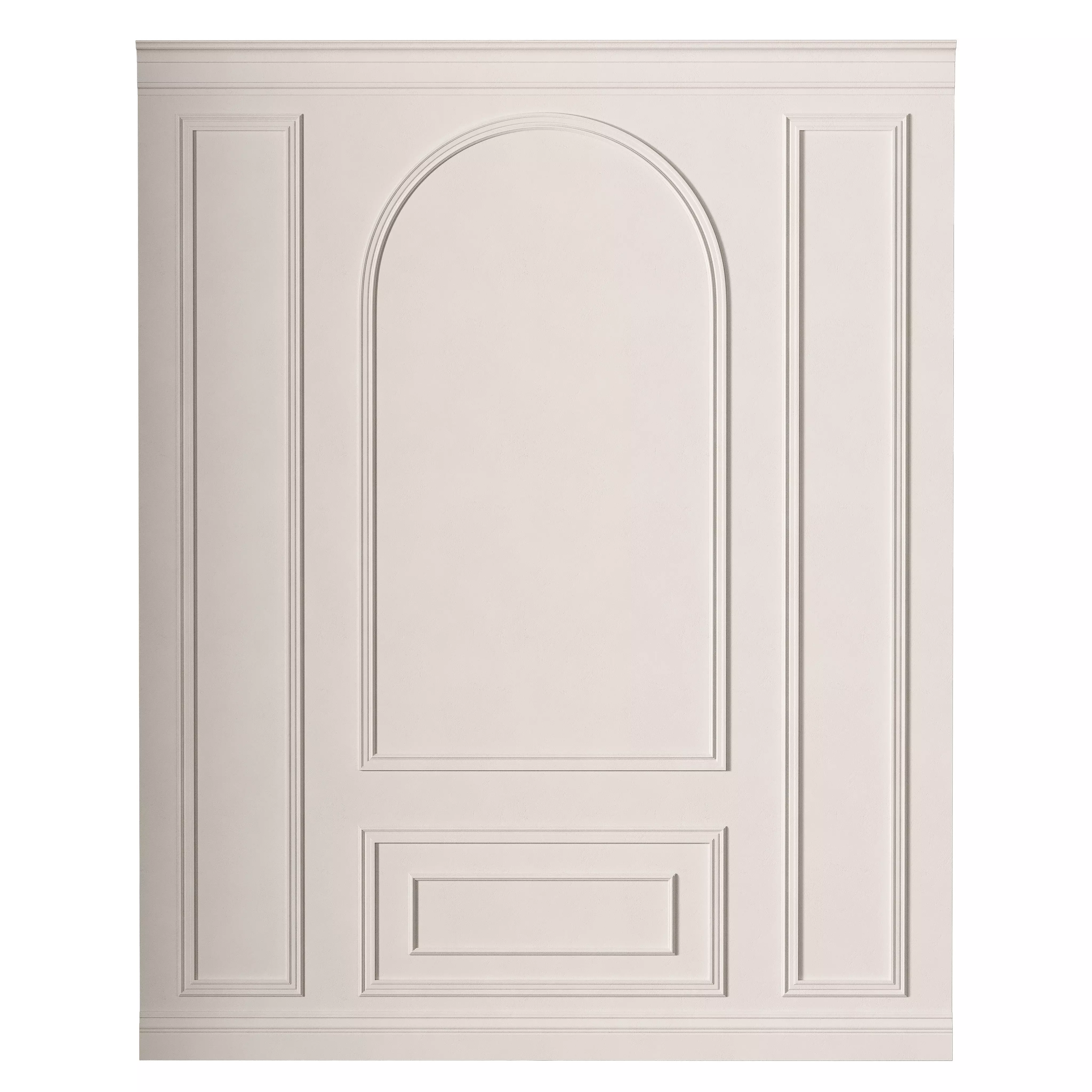 Classic 3D Wall Panel Elegant Design for Interior Decor 14 3D model_0