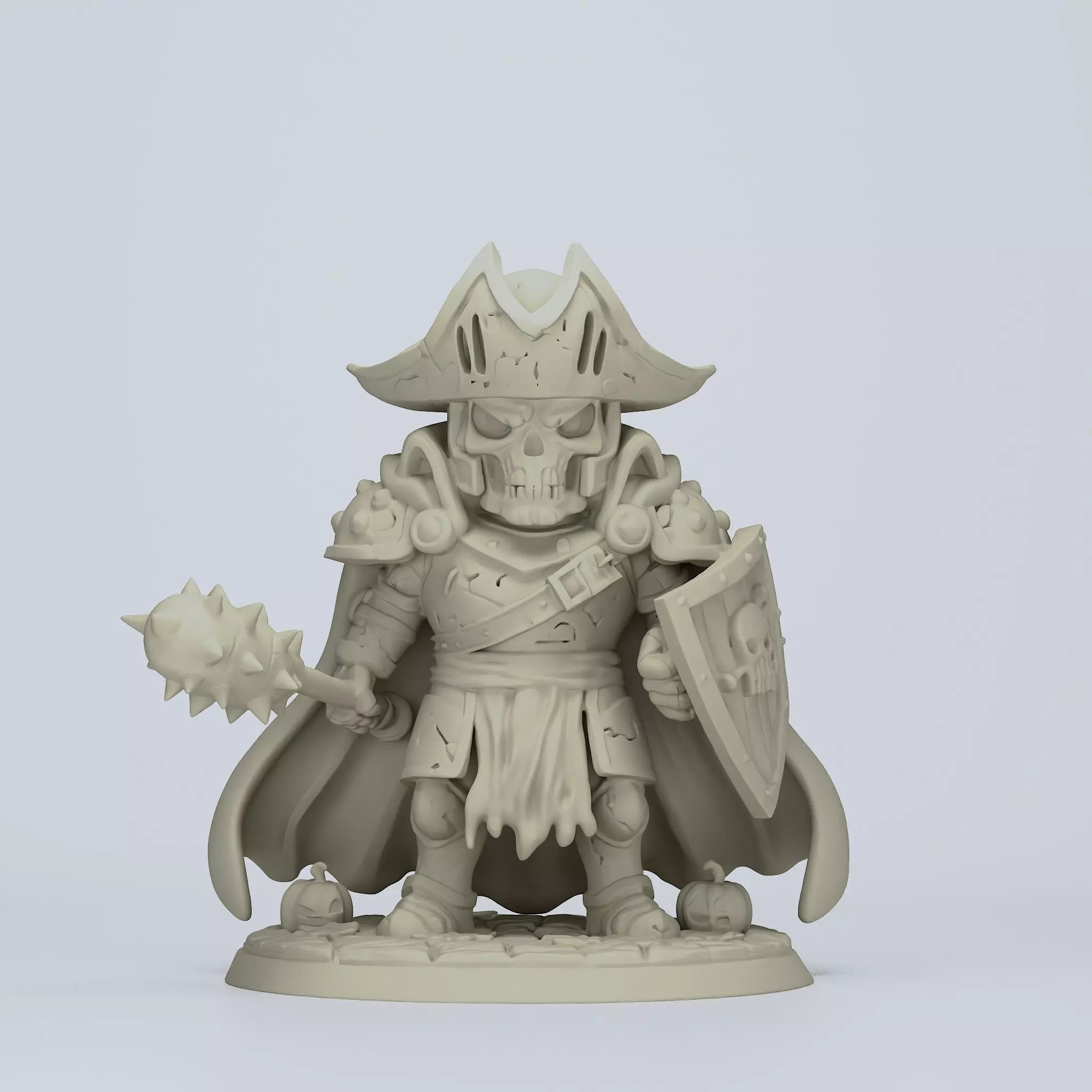 Chibi Captain Greg 3D print model_1