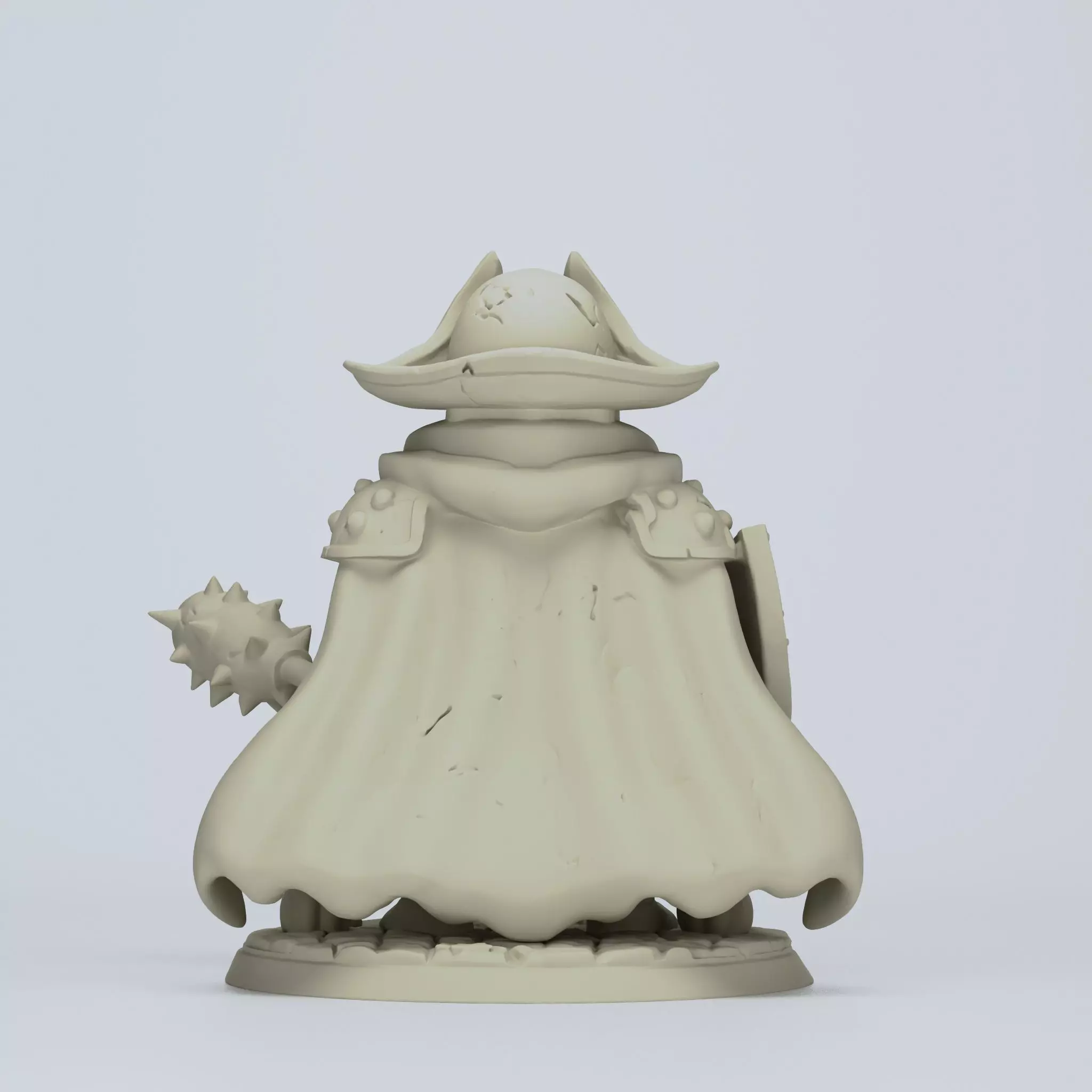 Chibi Captain Greg 3D print model_2