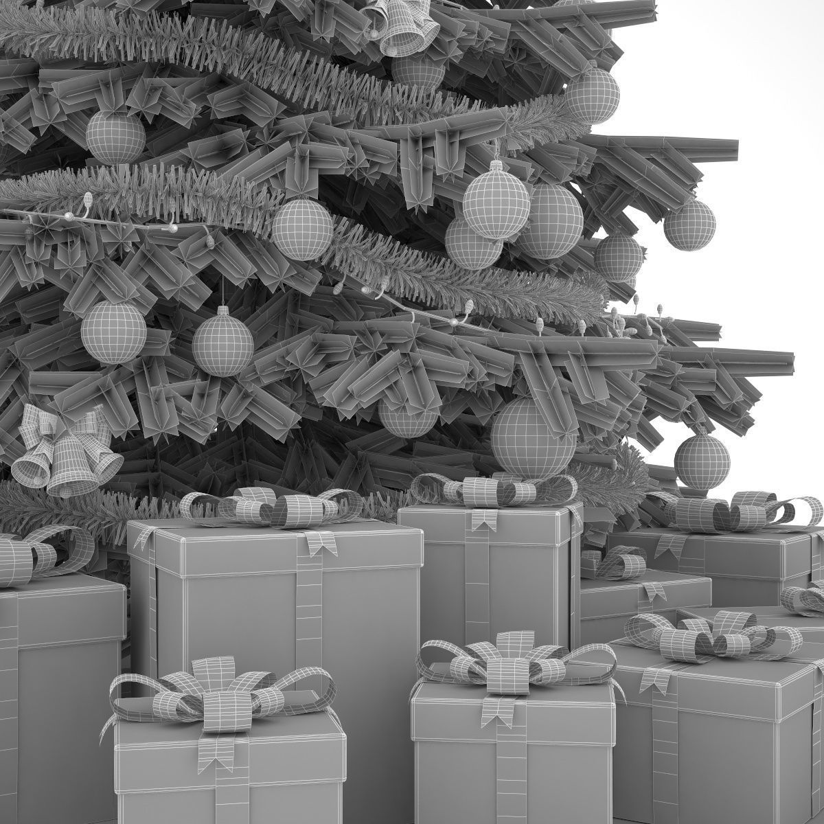 Christmas tree 3D model_10