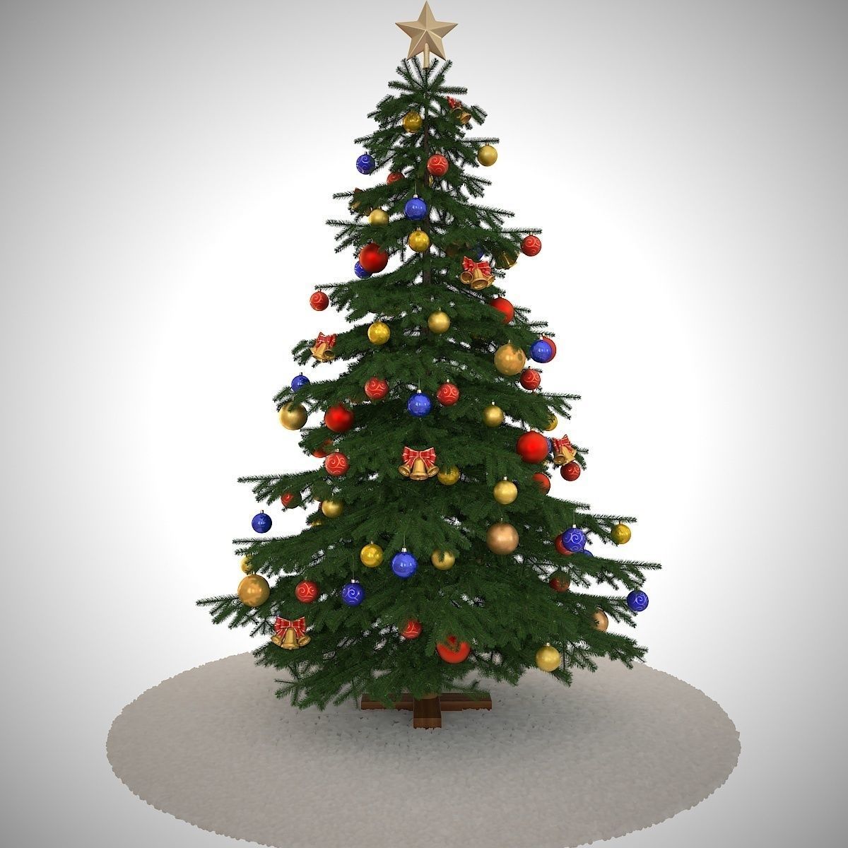 Christmas tree 3D model_3