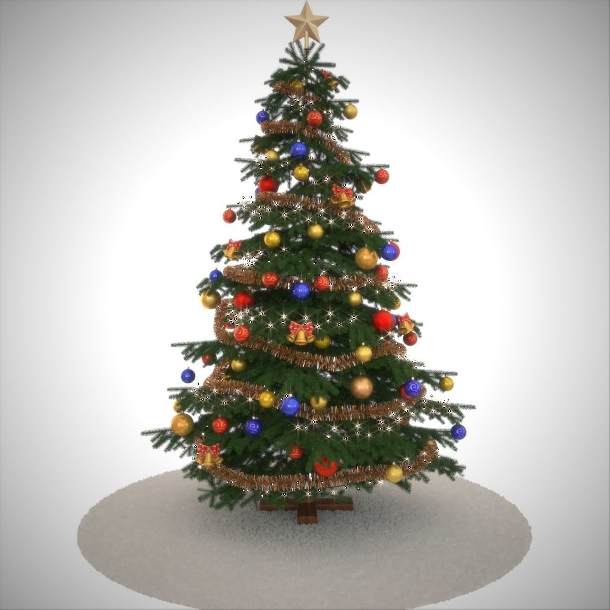 Christmas tree 3D model_2