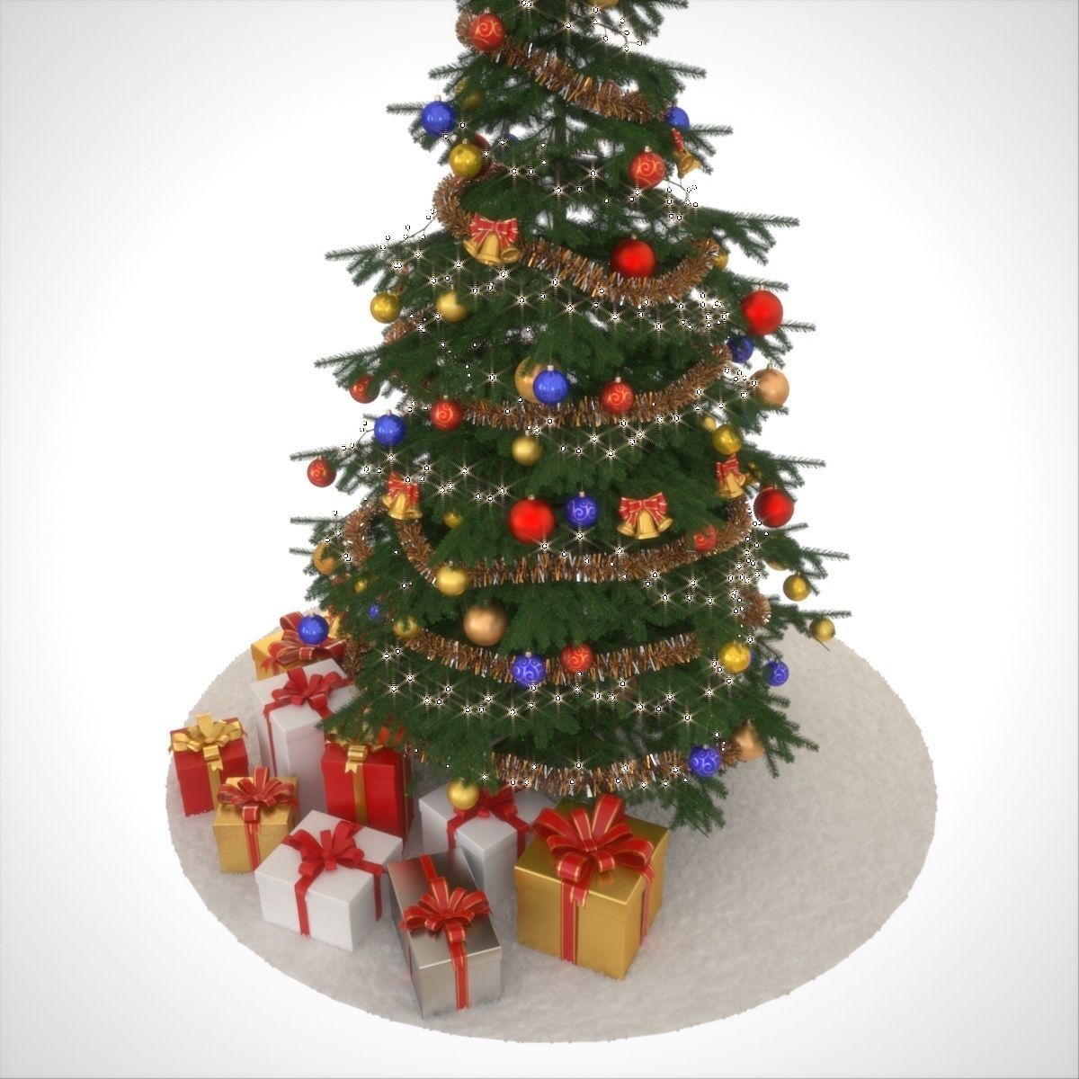 Christmas tree 3D model_8