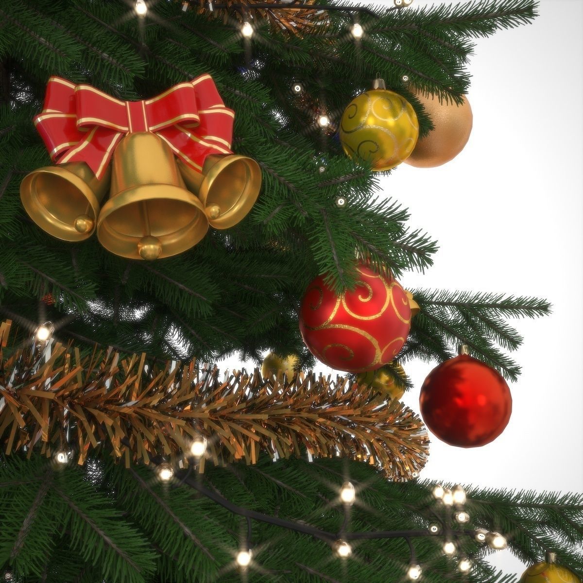 Christmas tree 3D model_5