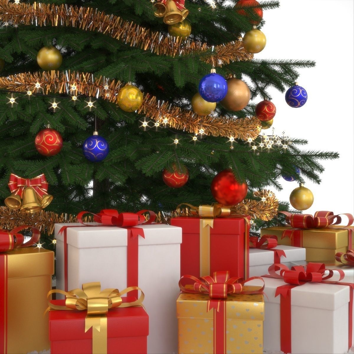 Christmas tree 3D model_6