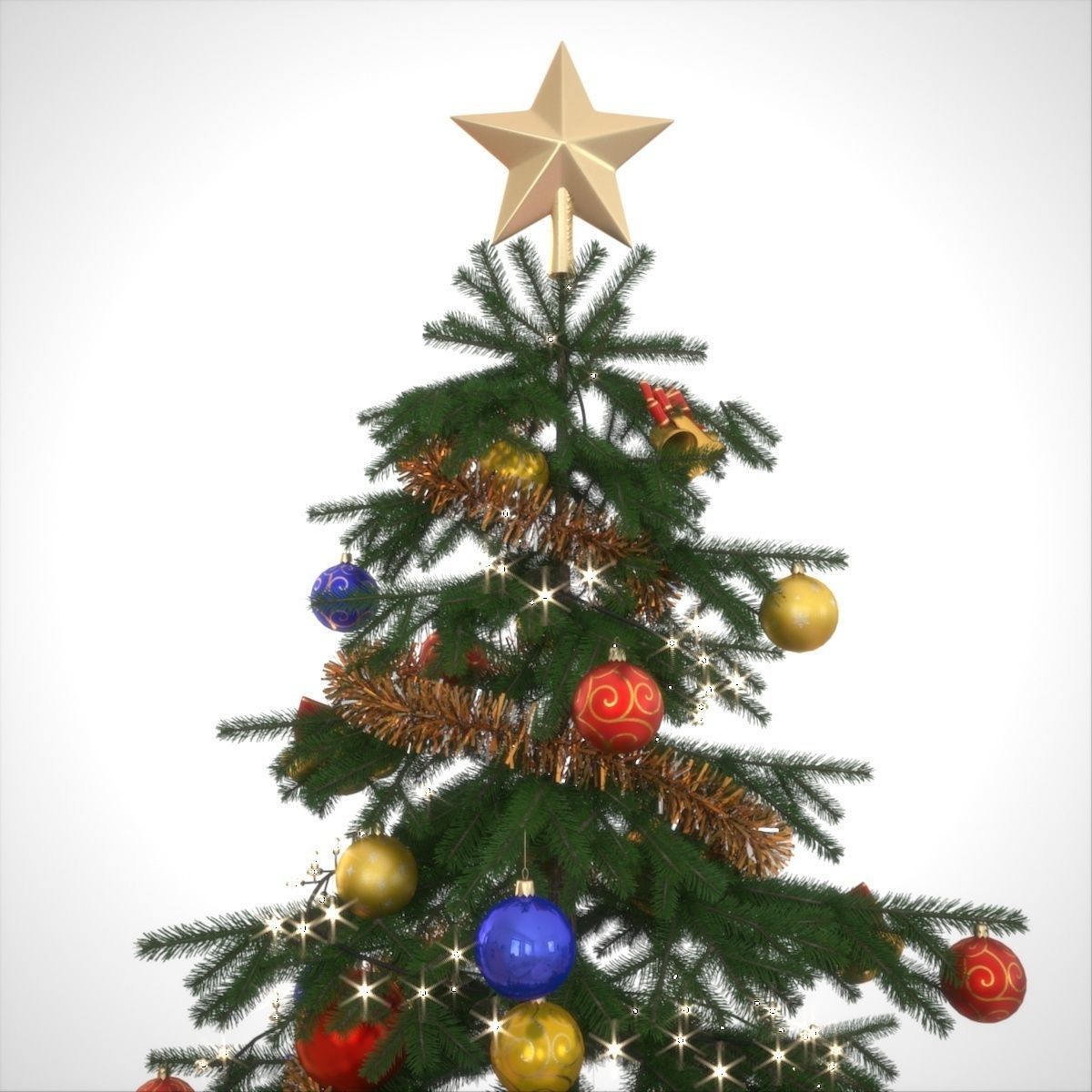Christmas tree 3D model_7