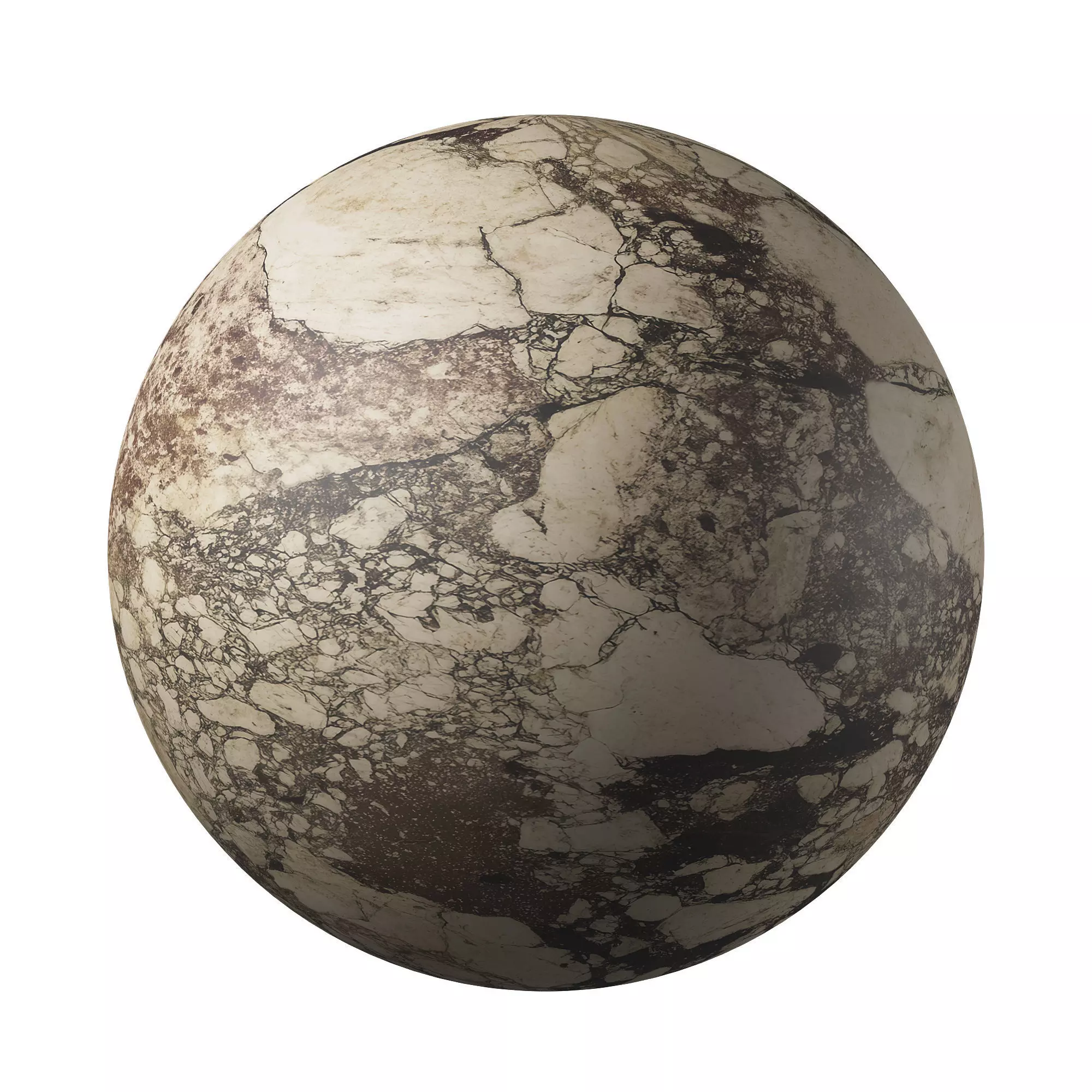 Breccia Terrazzo Marble Porcelain Tiles - Set 09 Texture_13