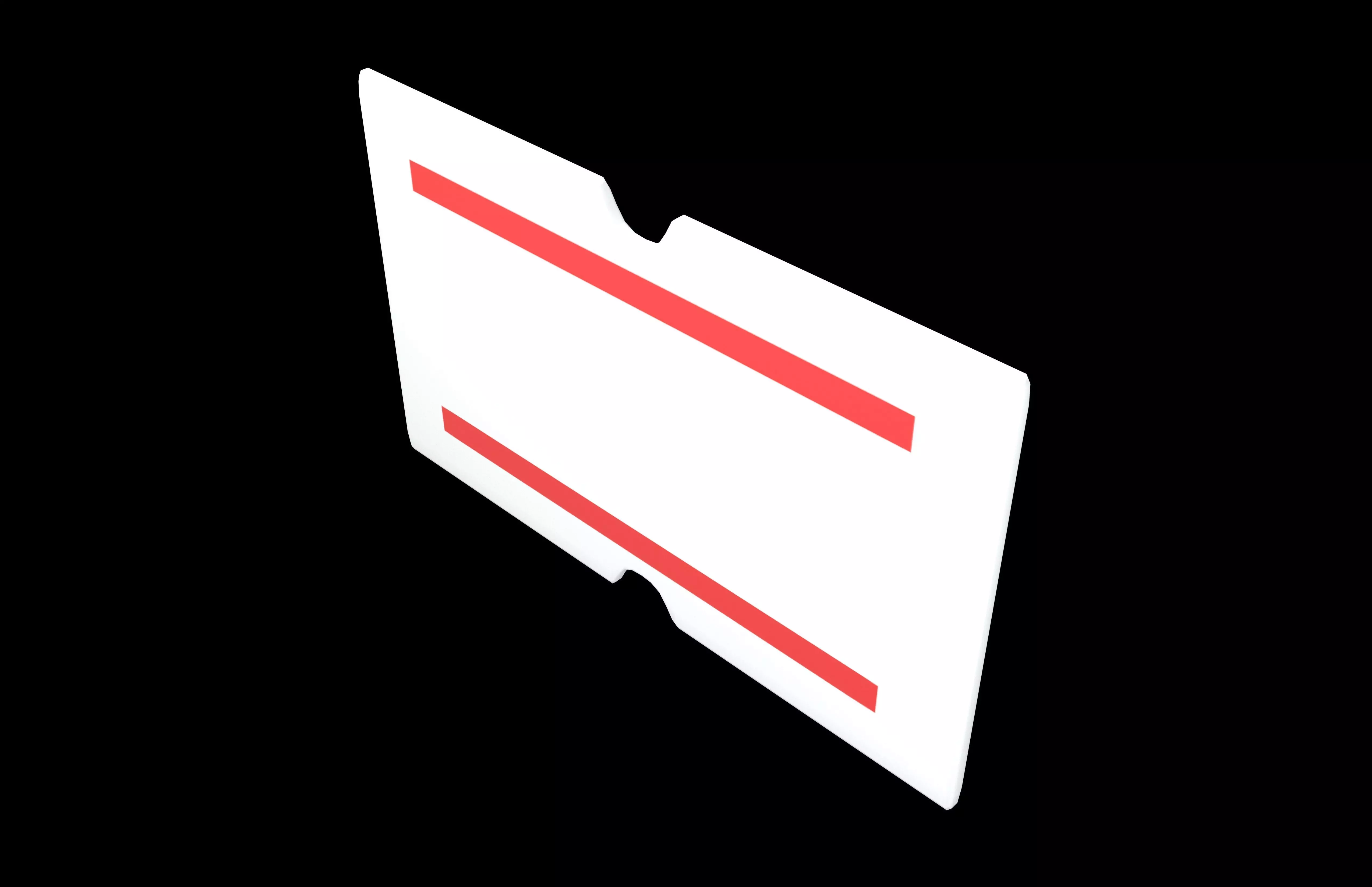 Price Label v1 002 Low-poly 3D model_2