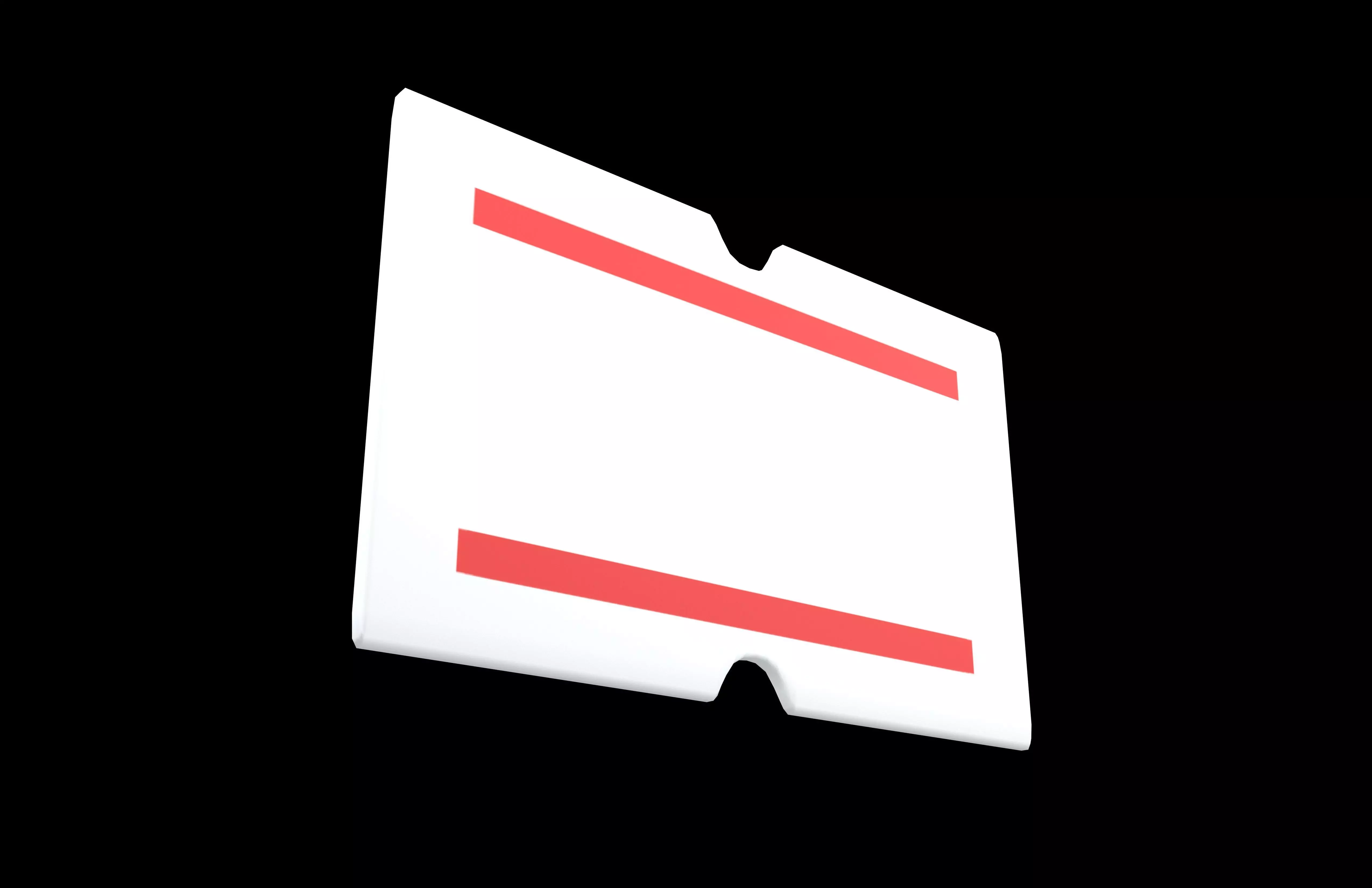 Price Label v1 002 Low-poly 3D model_3