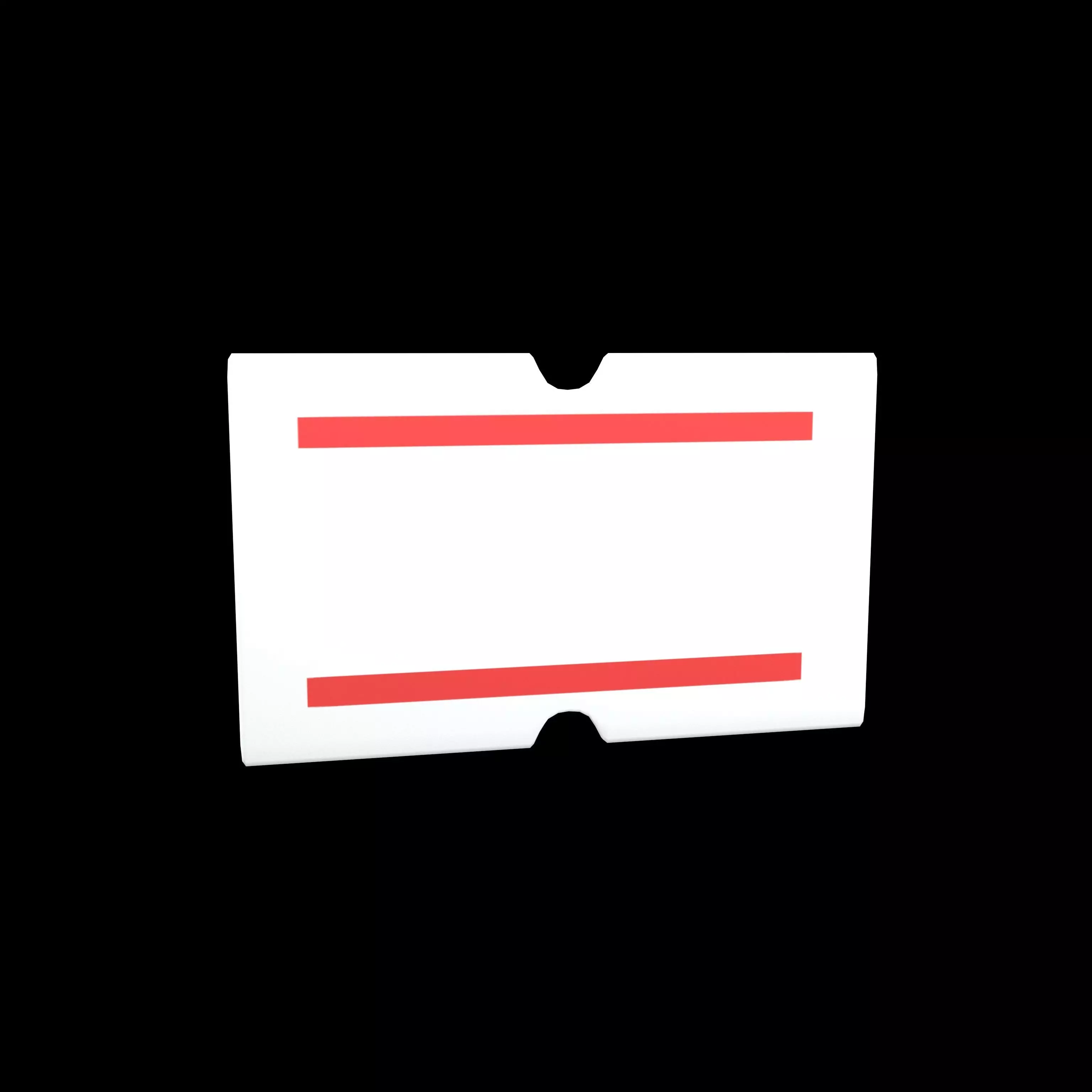 Price Label v1 002 Low-poly 3D model_0