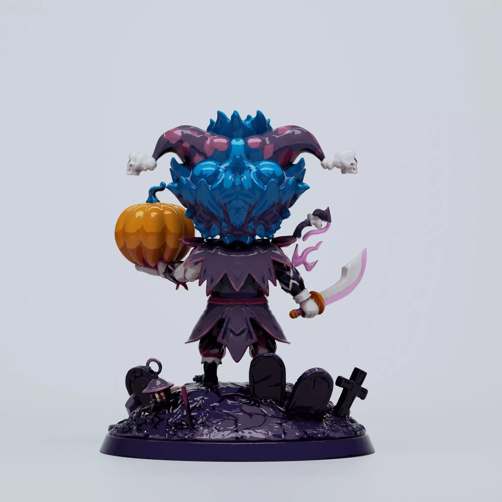 Chibi Buggy the Clown 3D print model_1