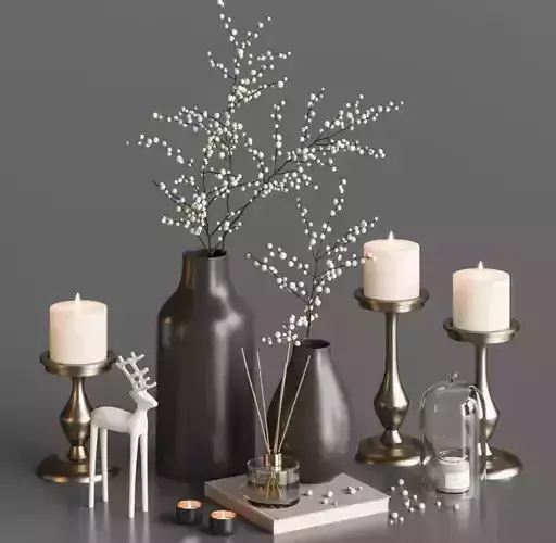 Decorative set 3D model