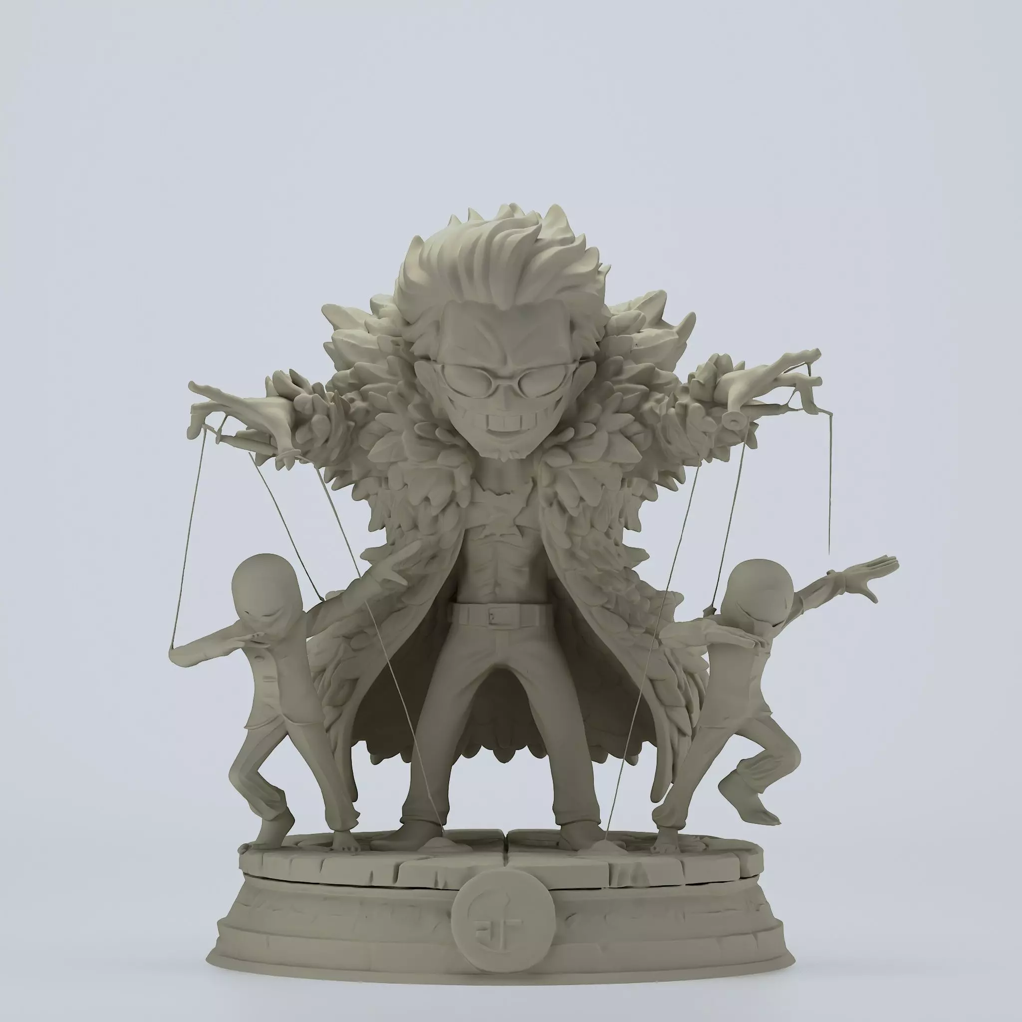 Chibi Donquixote Doflamingo 3D print model_3