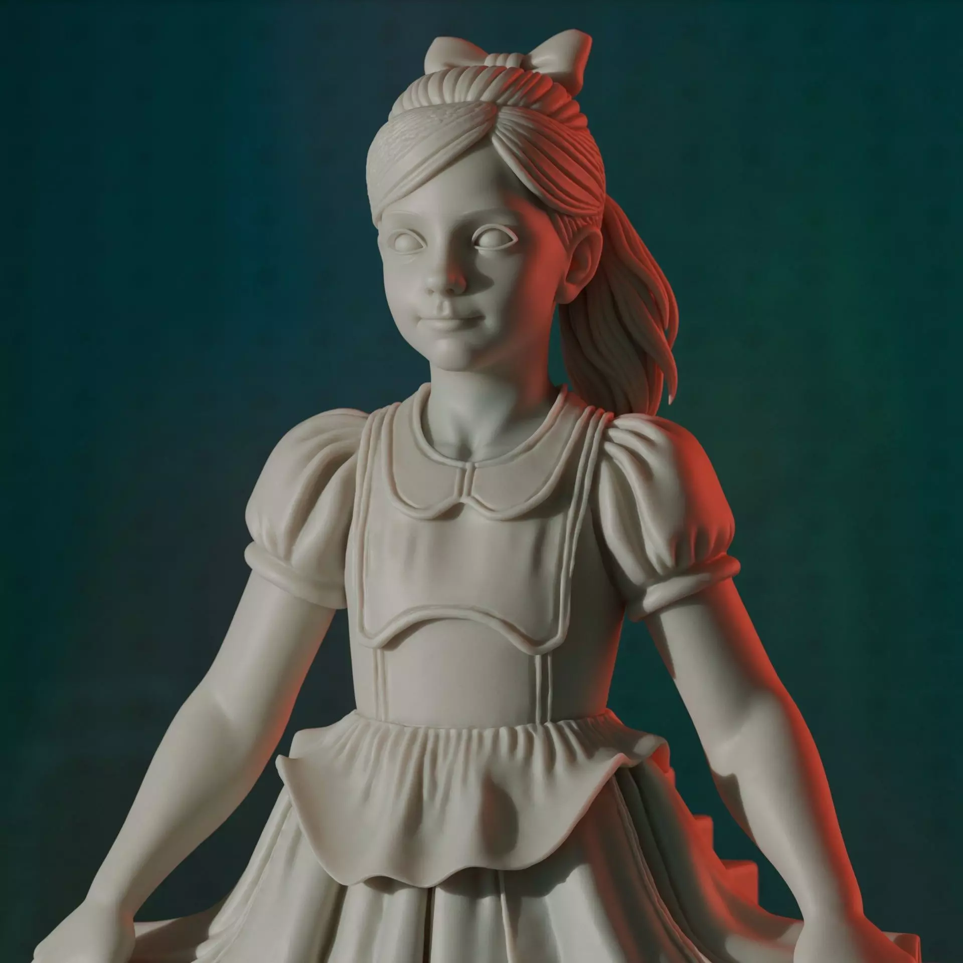 Bioshock Little sister - 3D Printing  3D print model_3
