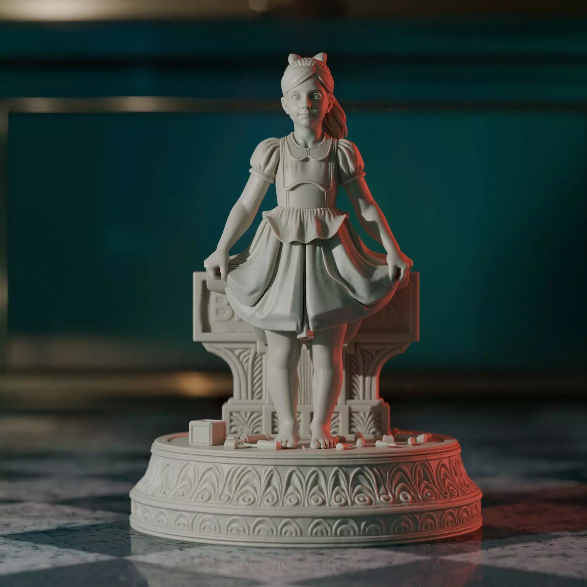 Bioshock Little sister - 3D Printing  3D print model_0