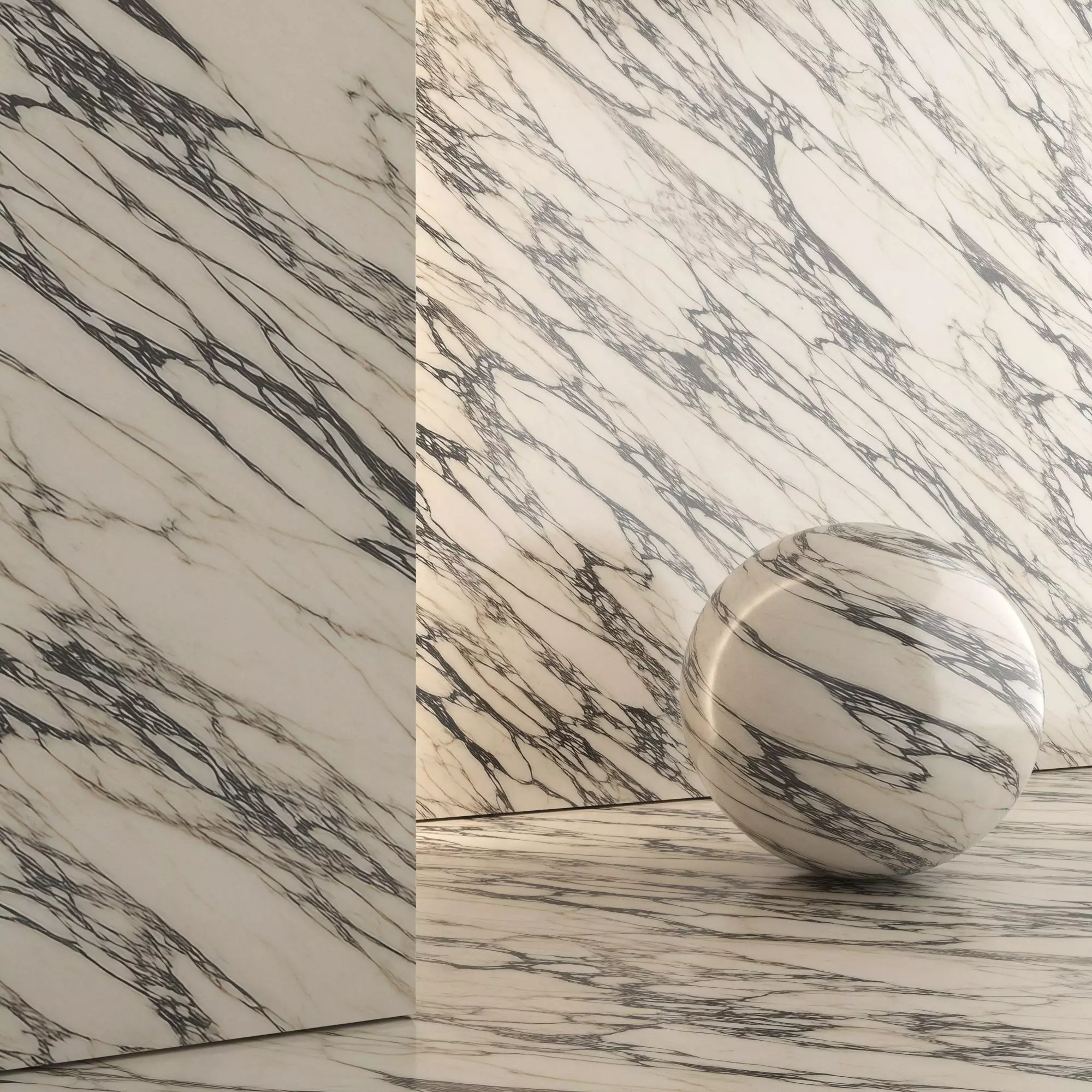 Marble Material and Porcelain Stoneware Tiles - Set 11 Texture_4