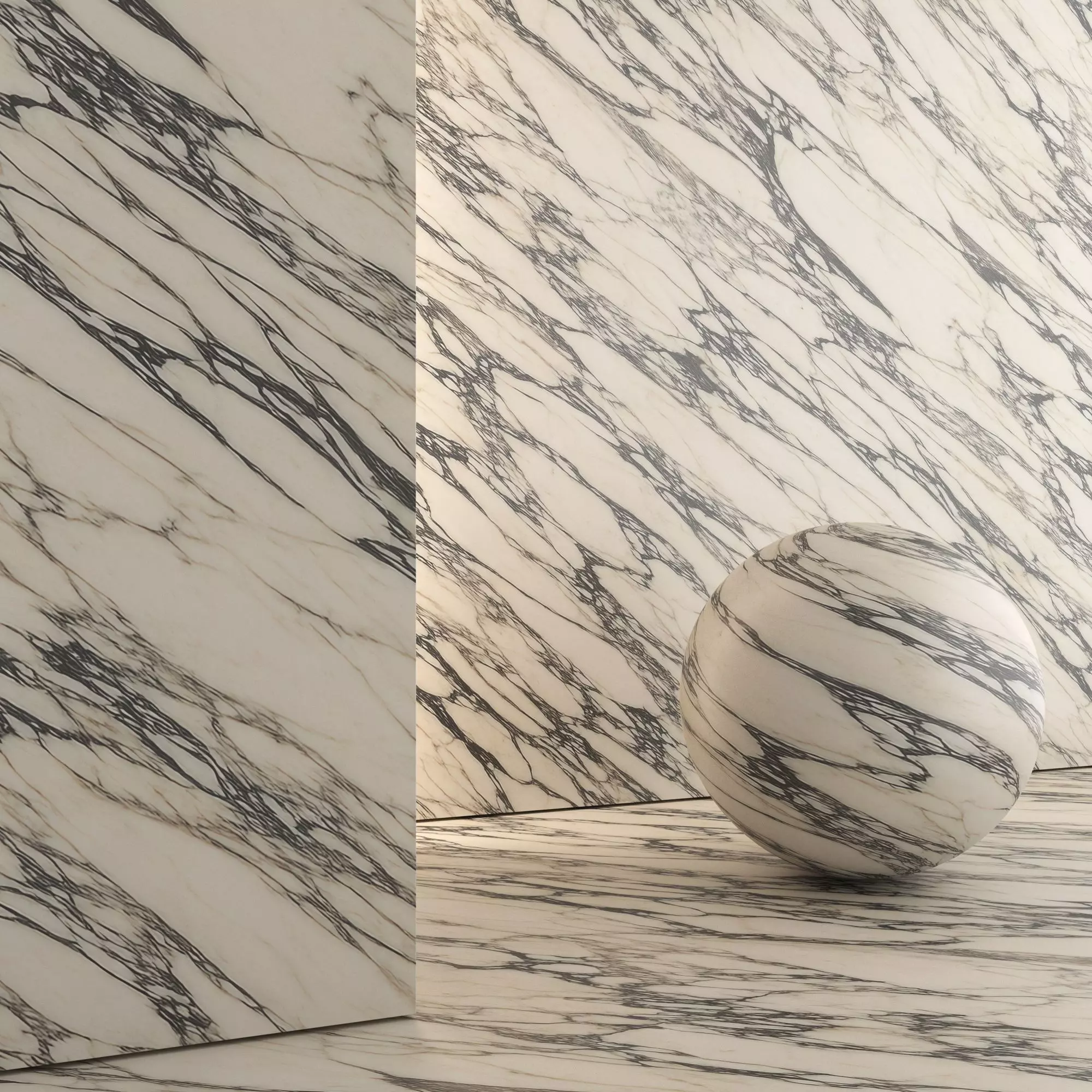 Marble Material and Porcelain Stoneware Tiles - Set 11 Texture_0