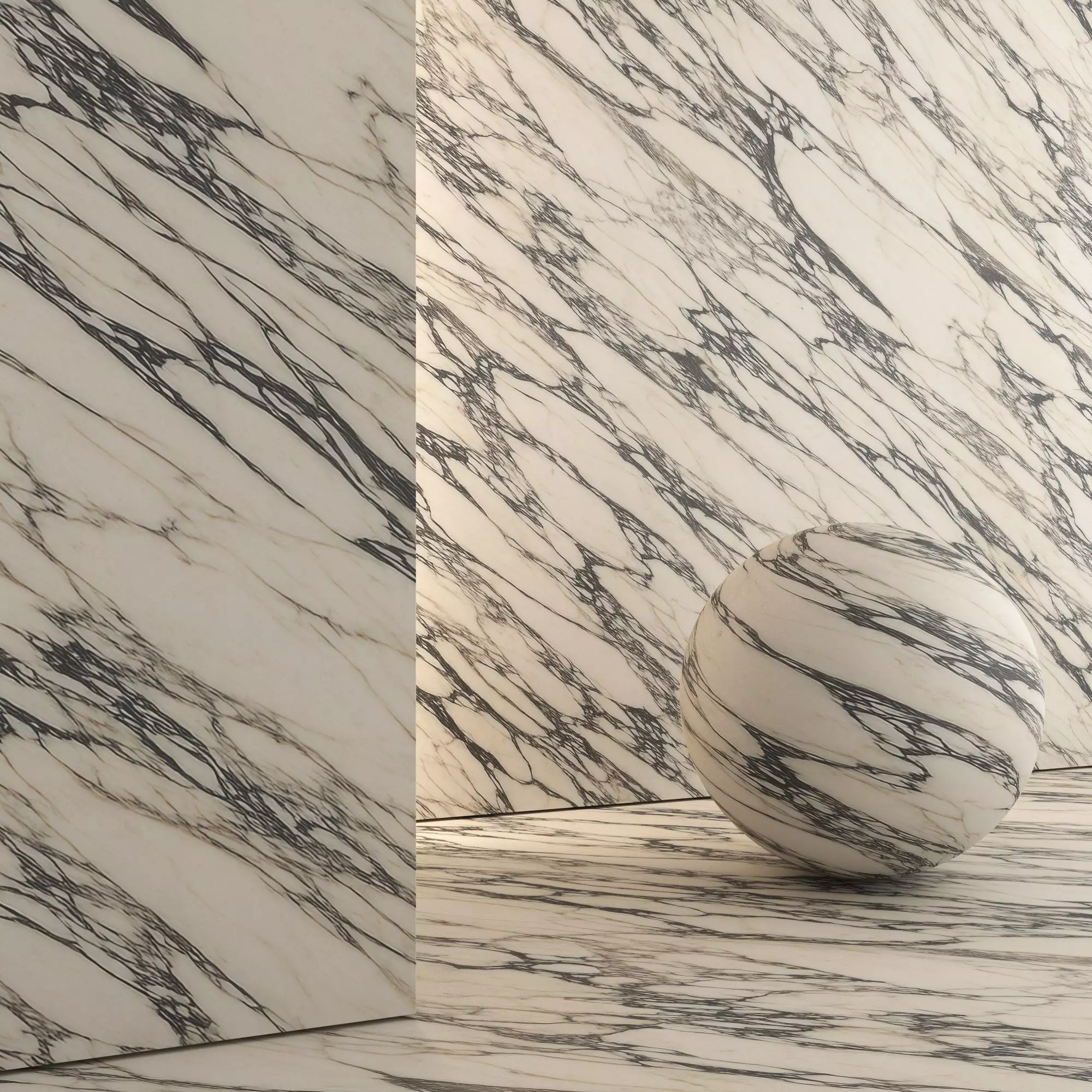 Marble Material and Porcelain Stoneware Tiles - Set 11 Texture_3