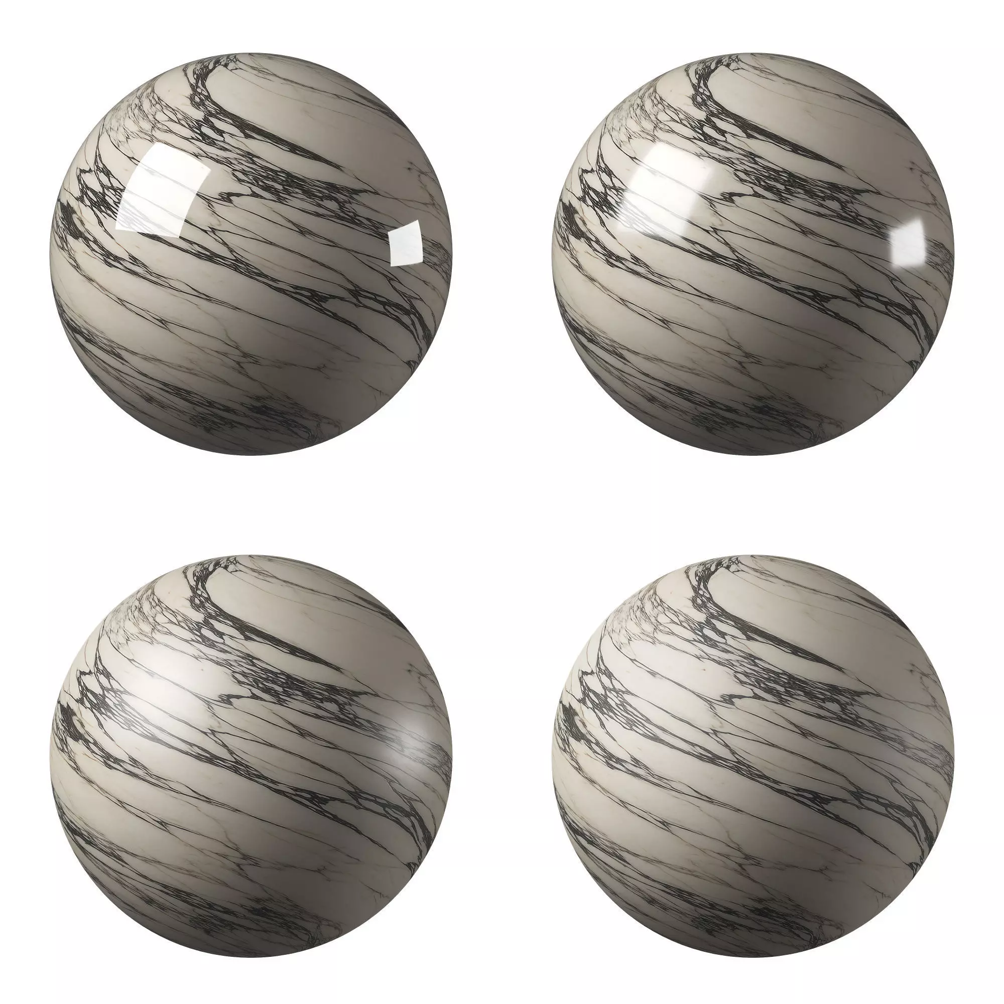 Marble Material and Porcelain Stoneware Tiles - Set 11 Texture_1
