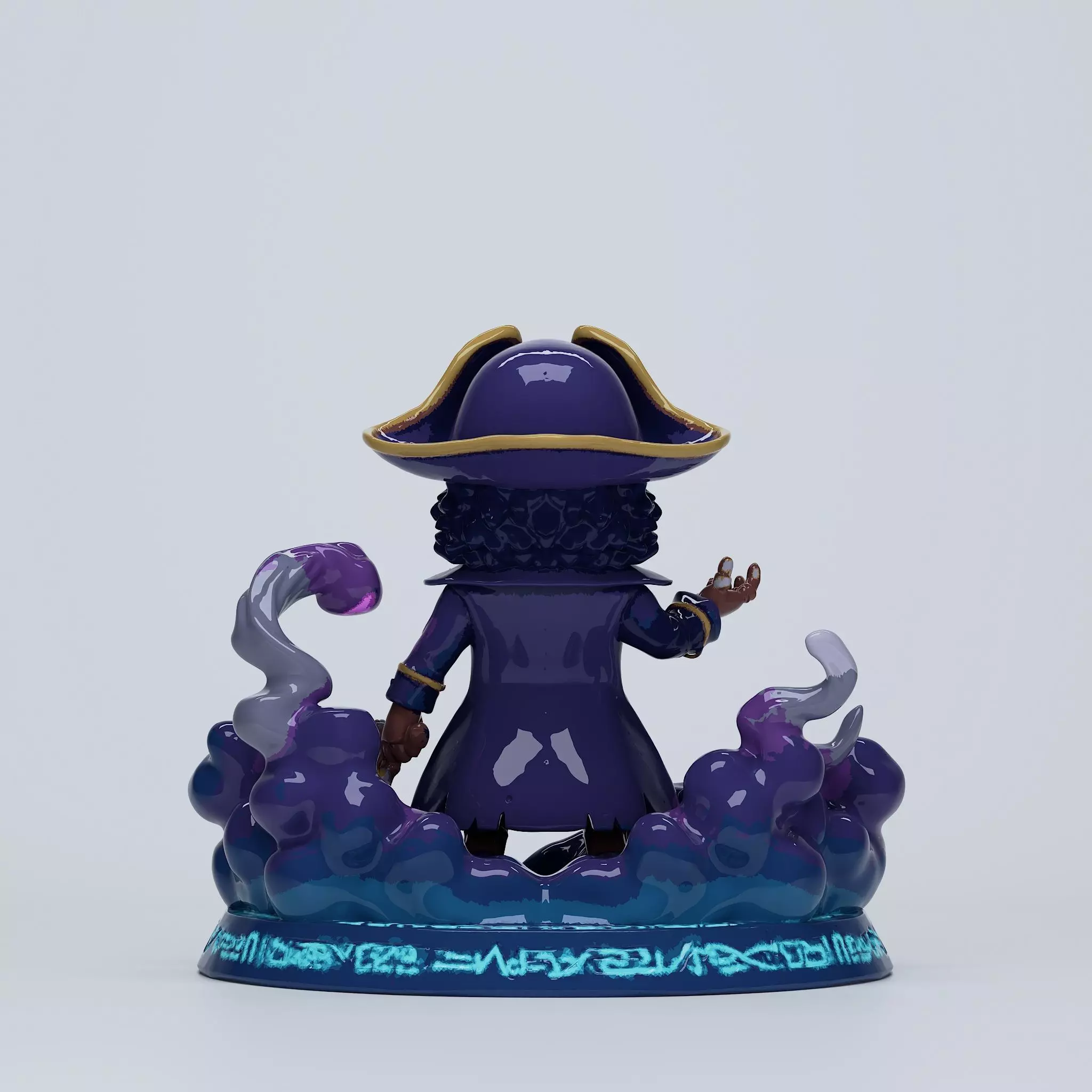 Blackbeard cloaked 3D print model_1