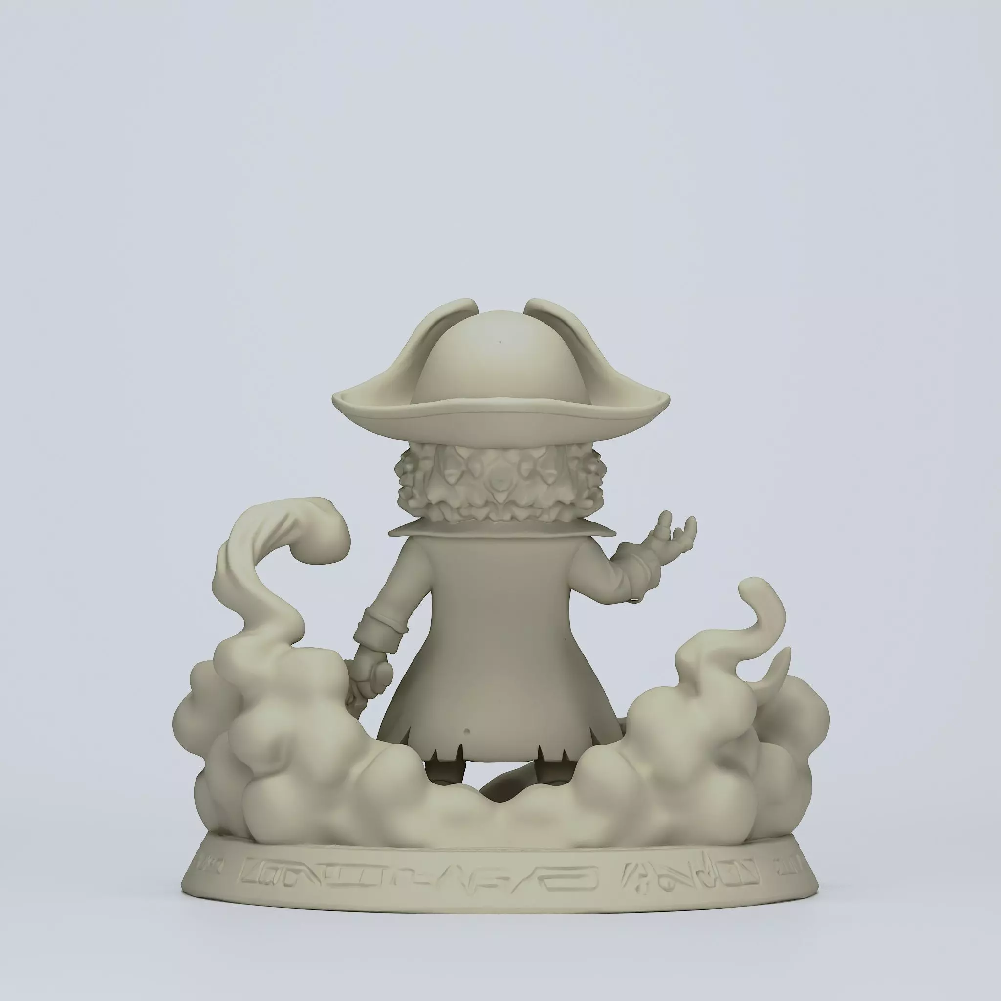 Blackbeard cloaked 3D print model_2