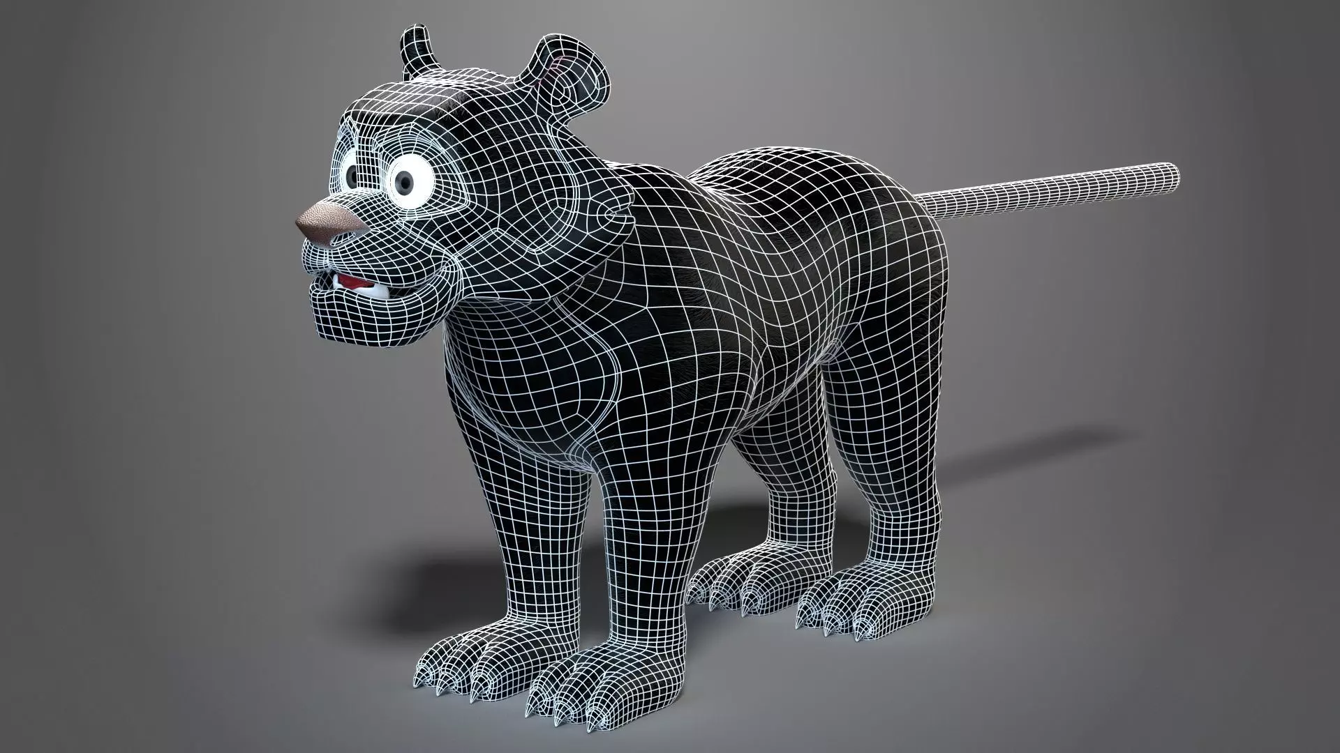 Tiger Sherkhan Rig 3D model_7