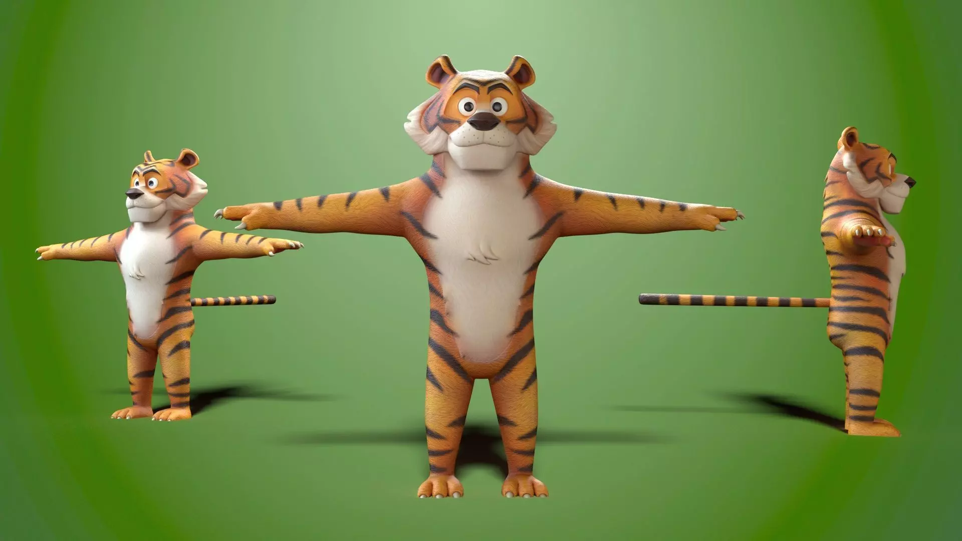 Tiger Sherkhan Rig 3D model_1