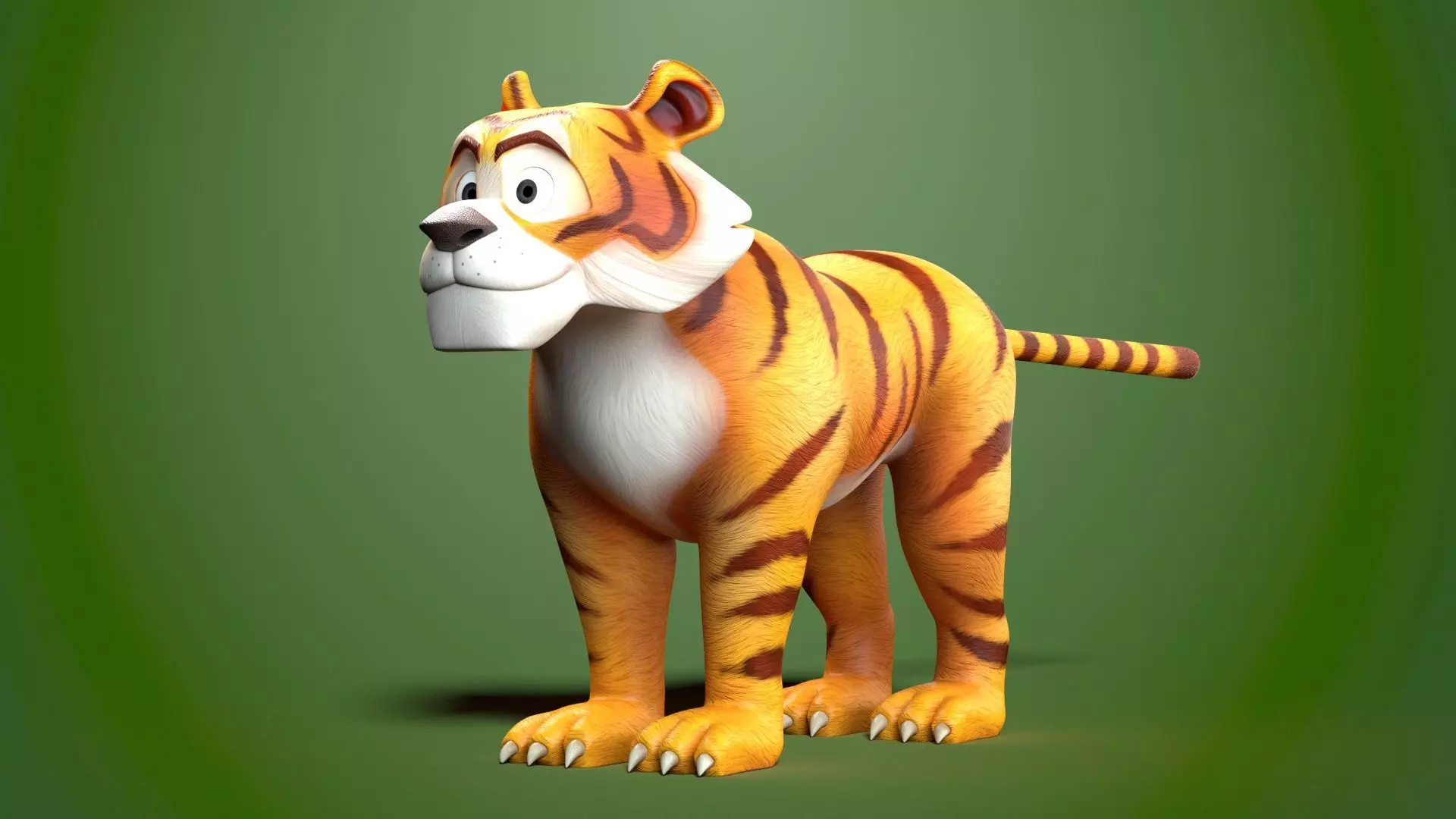 Tiger Sherkhan Rig 3D model_0