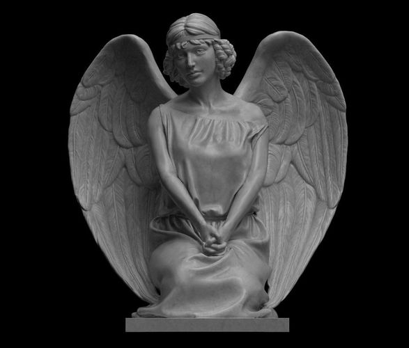 Angel Statue 3D print model