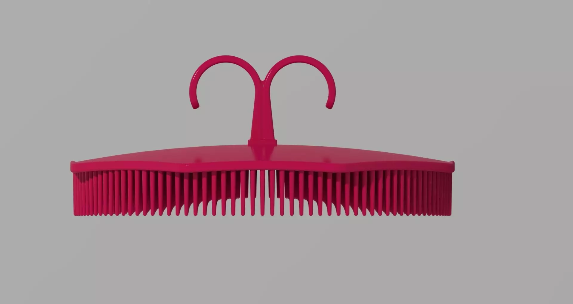 Hand Grip Round Comb 3D model_3