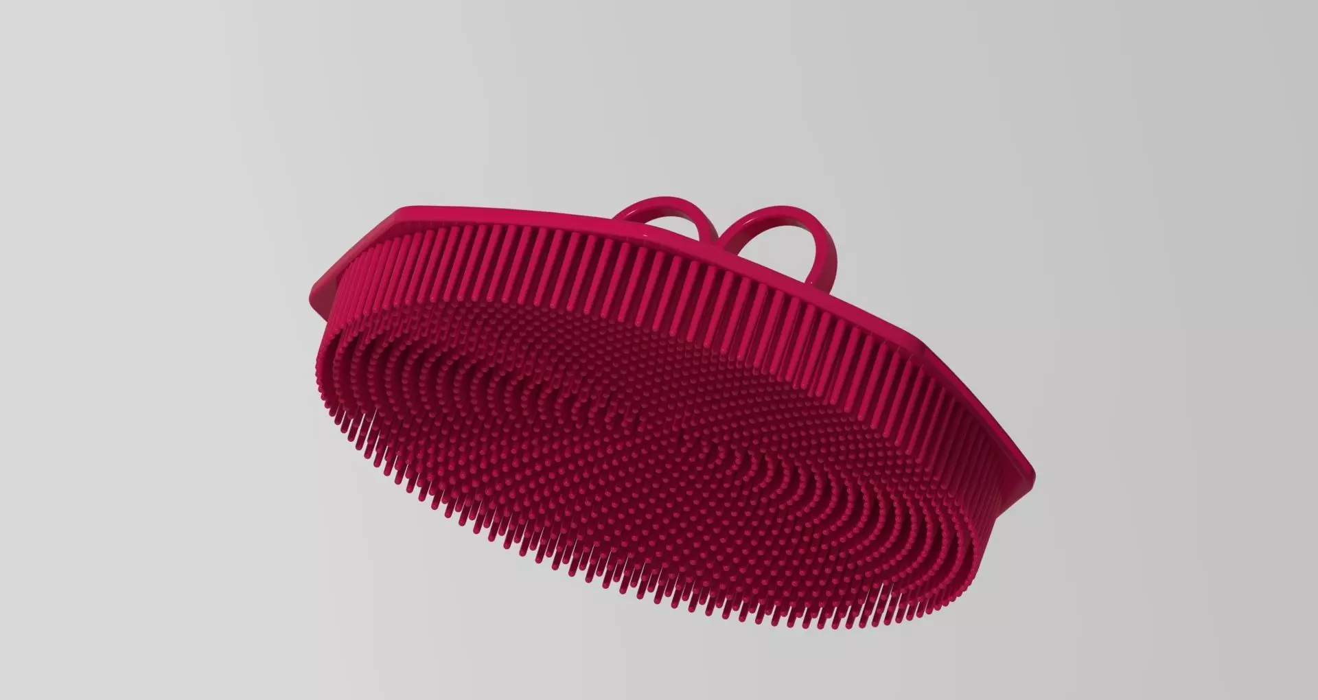 Hand Grip Round Comb 3D model_2
