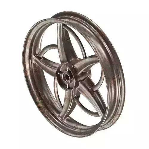 Rusty Cruiser Motorcycle Rim