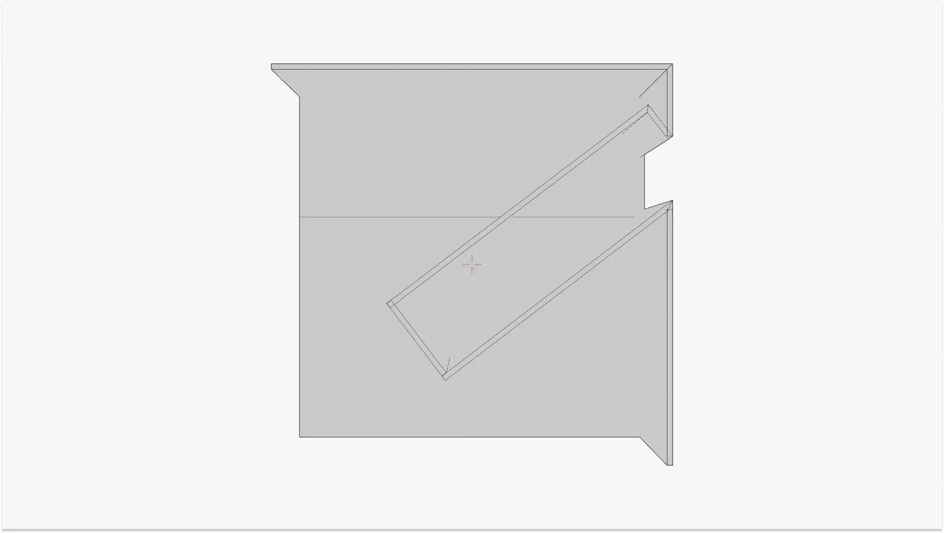 Wall Mounted Book Shelf 3D print model_9