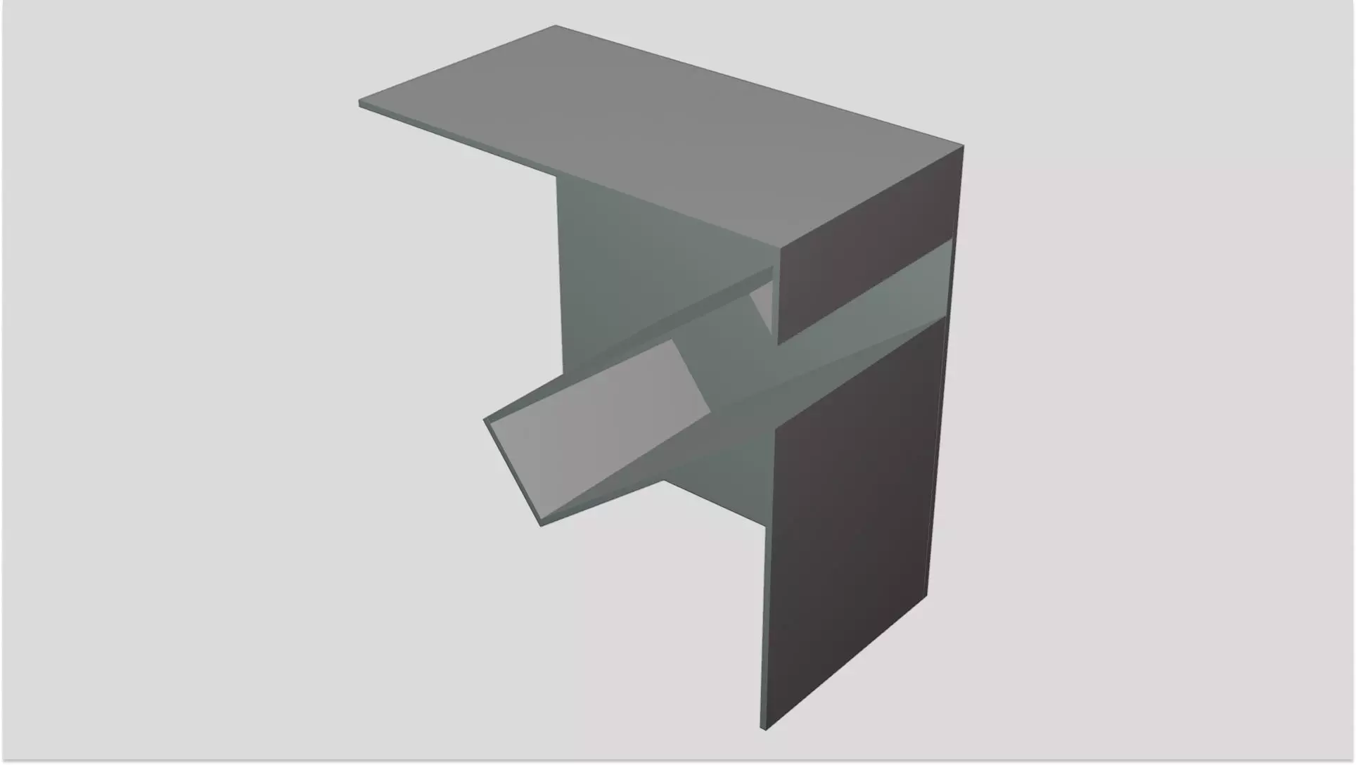 Wall Mounted Book Shelf 3D print model_8