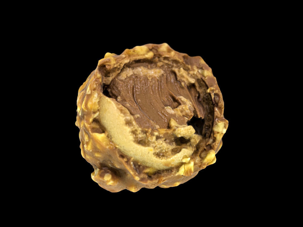 Chocolate bonbon kit - Closed and Bitten 3D model_2