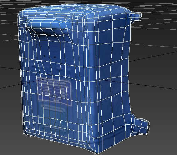 Mailbox Low-poly 3D model_14
