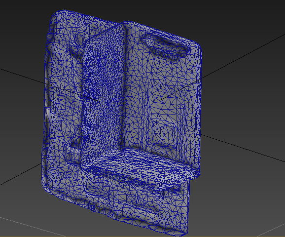 Mailbox Low-poly 3D model_7