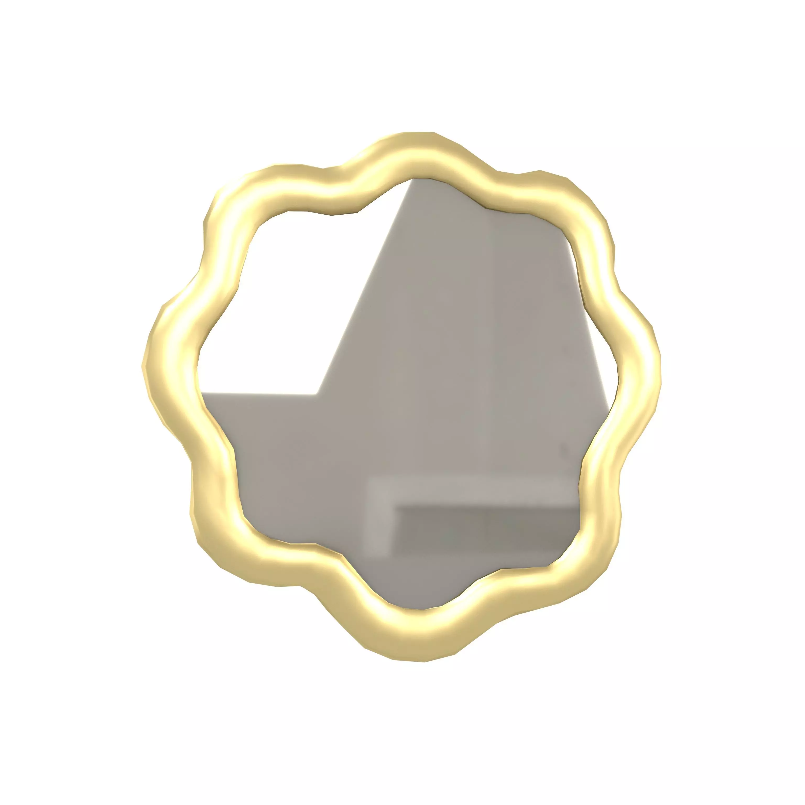 Wall Mirror v1 001 Low-poly 3D model_0