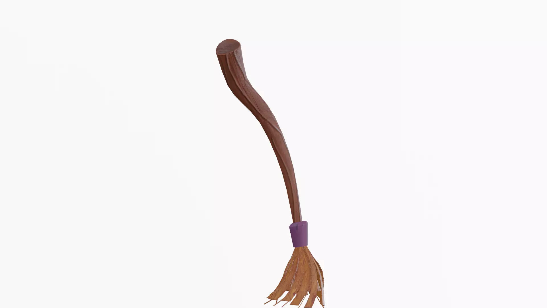 Stylized Witch Character - Low Poly Game Asset Low-poly 3D model_9