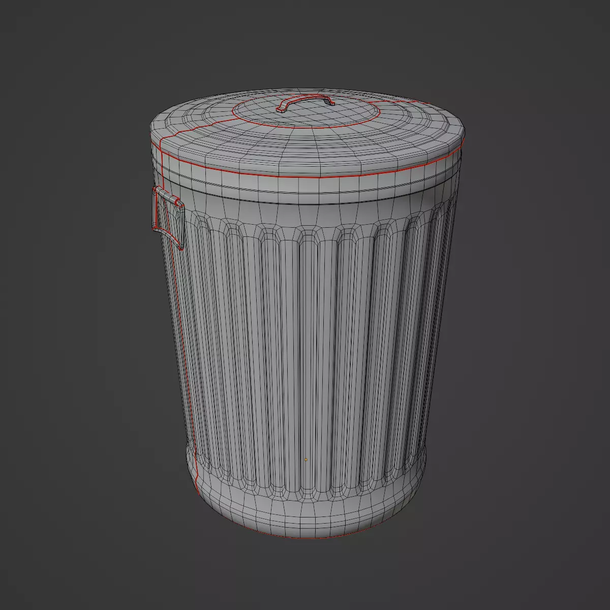 Trash Can Pack 3D Model Collection_26