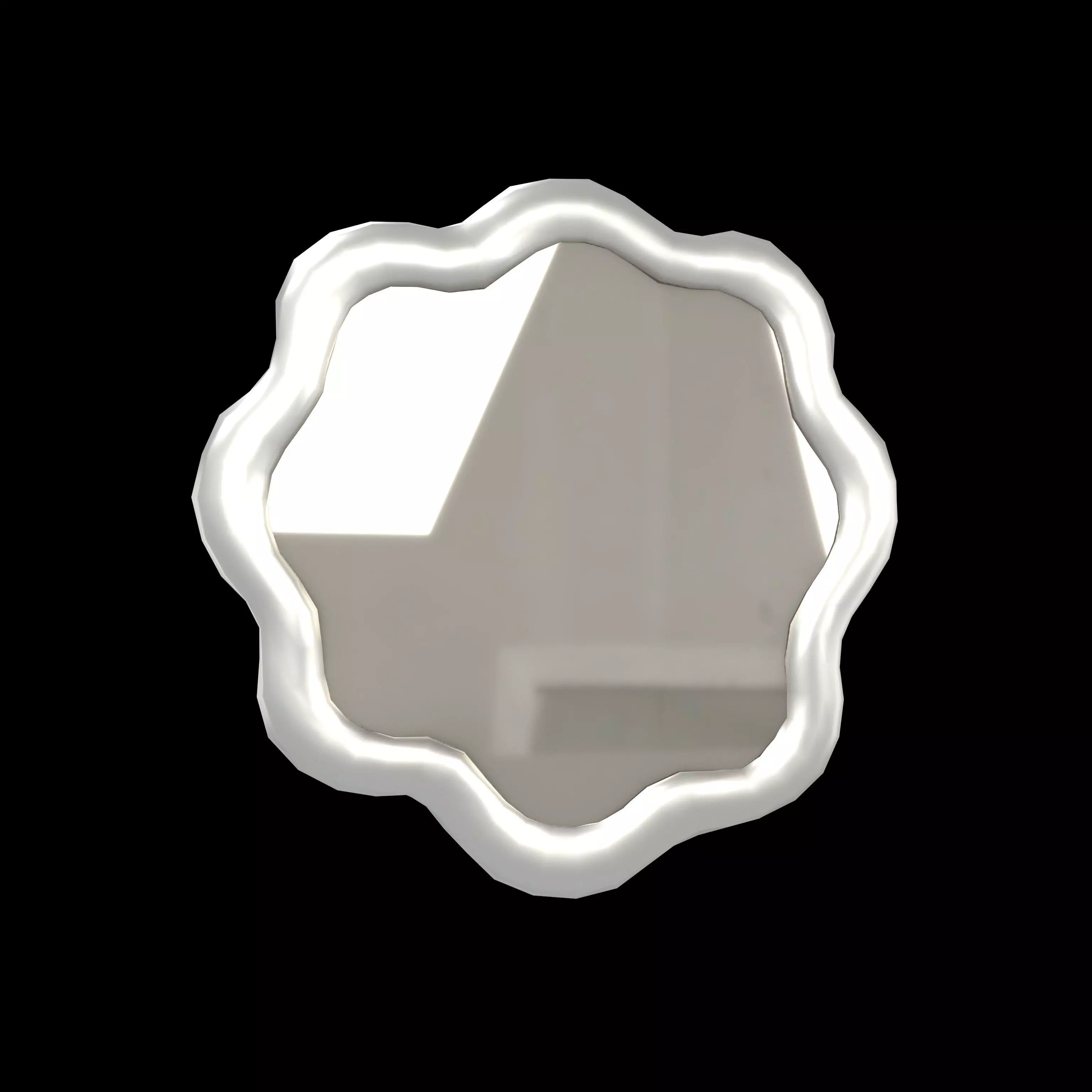 Wall Mirror v1 002 Low-poly 3D model